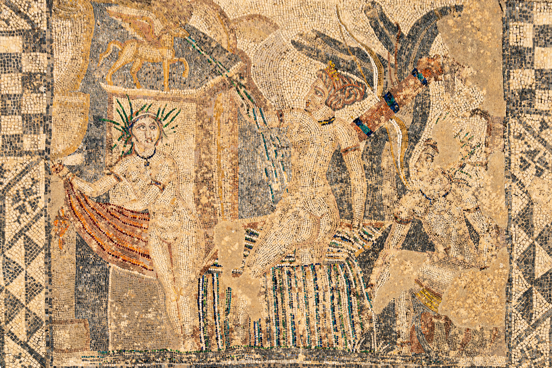 Mosaic of Diana leaving her bath, at Volubilis.