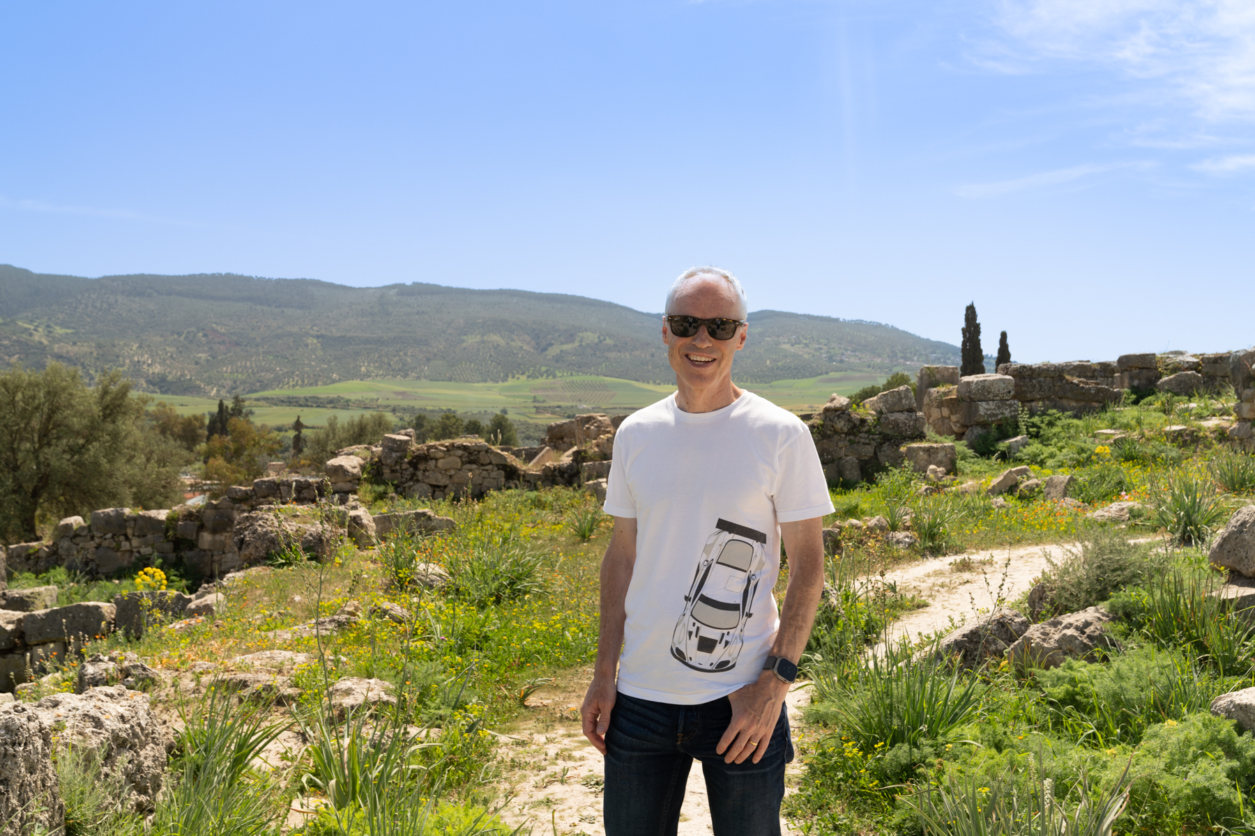 Keith at Volubilis.