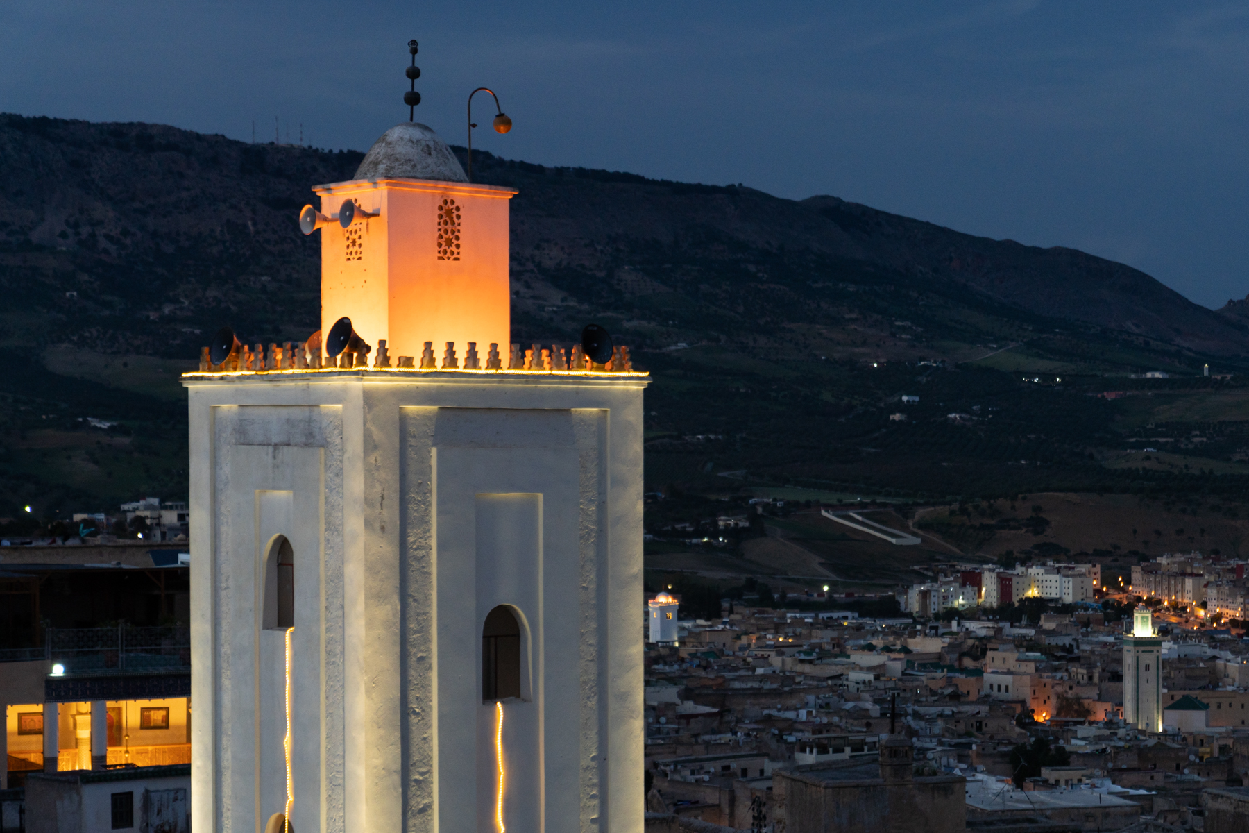 View from our hotel.