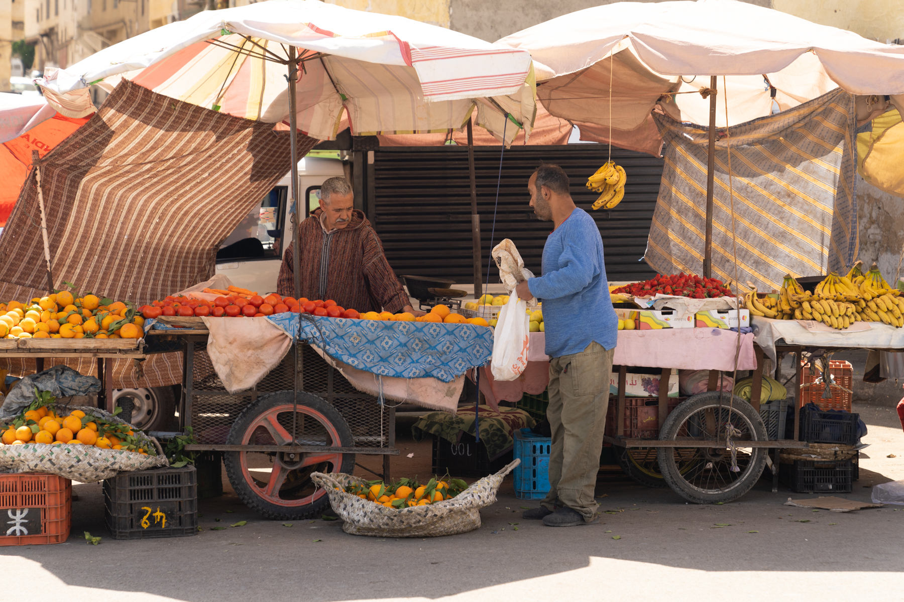 Fruit vendor.