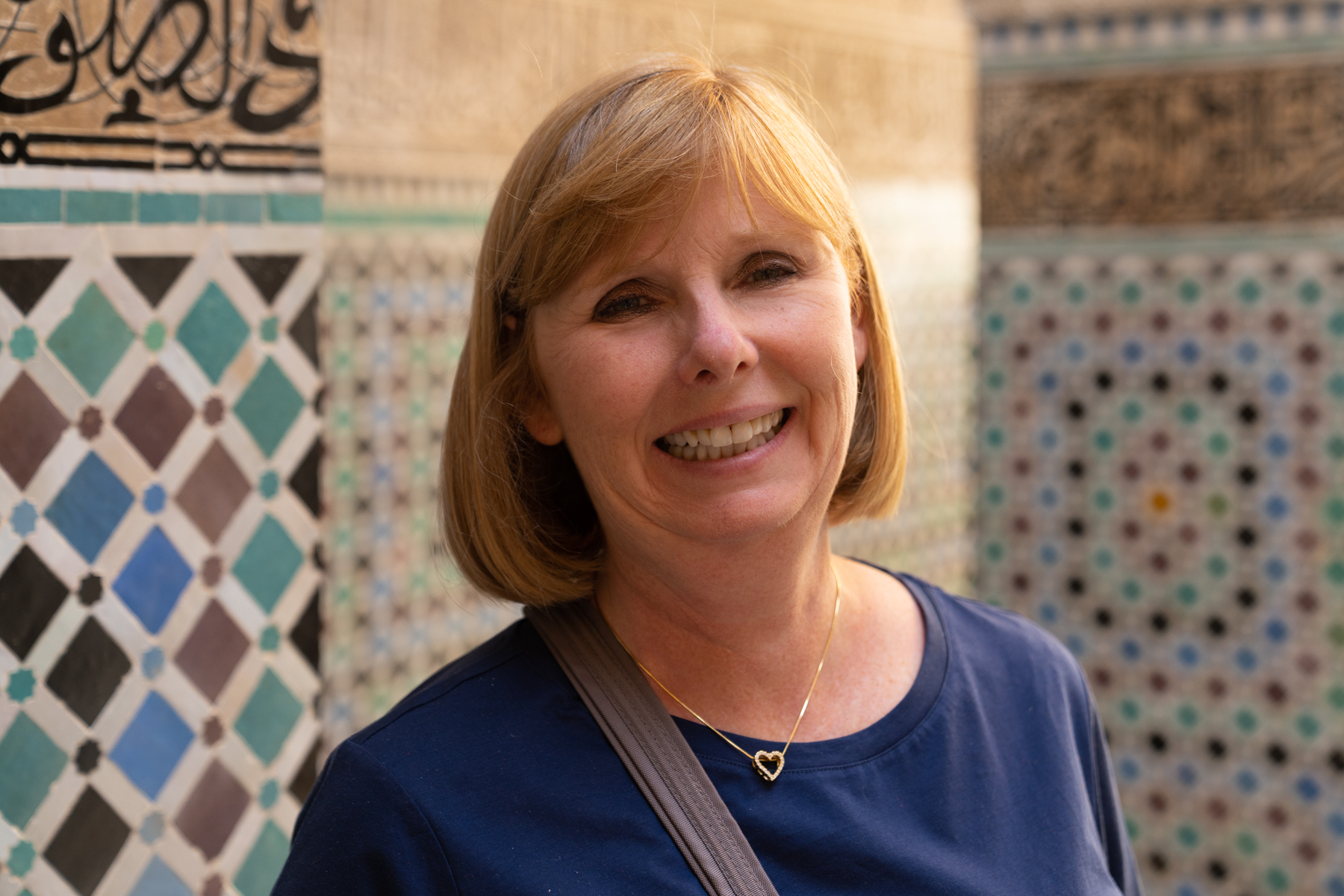 Andrea at University of Al-Qarawiyyin.