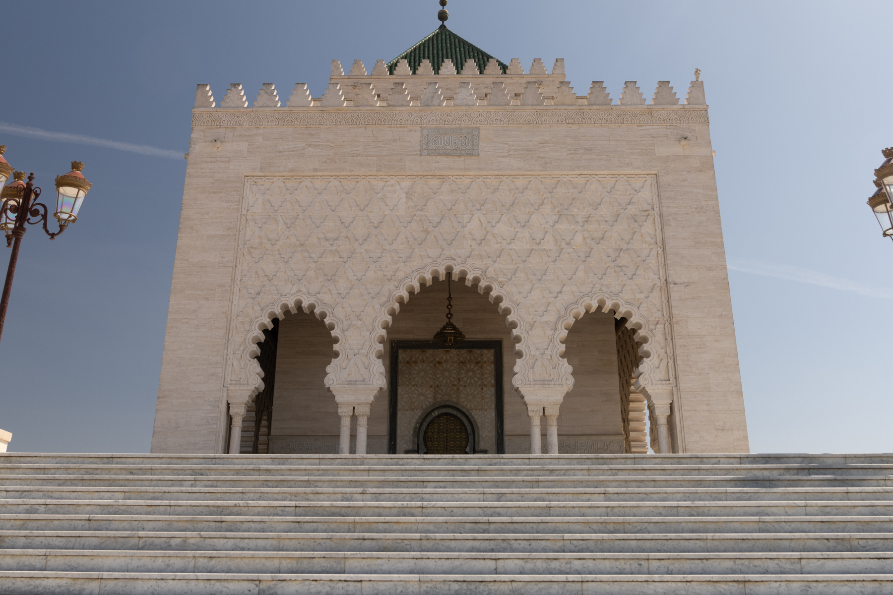The Mohammed V Mausoleum.