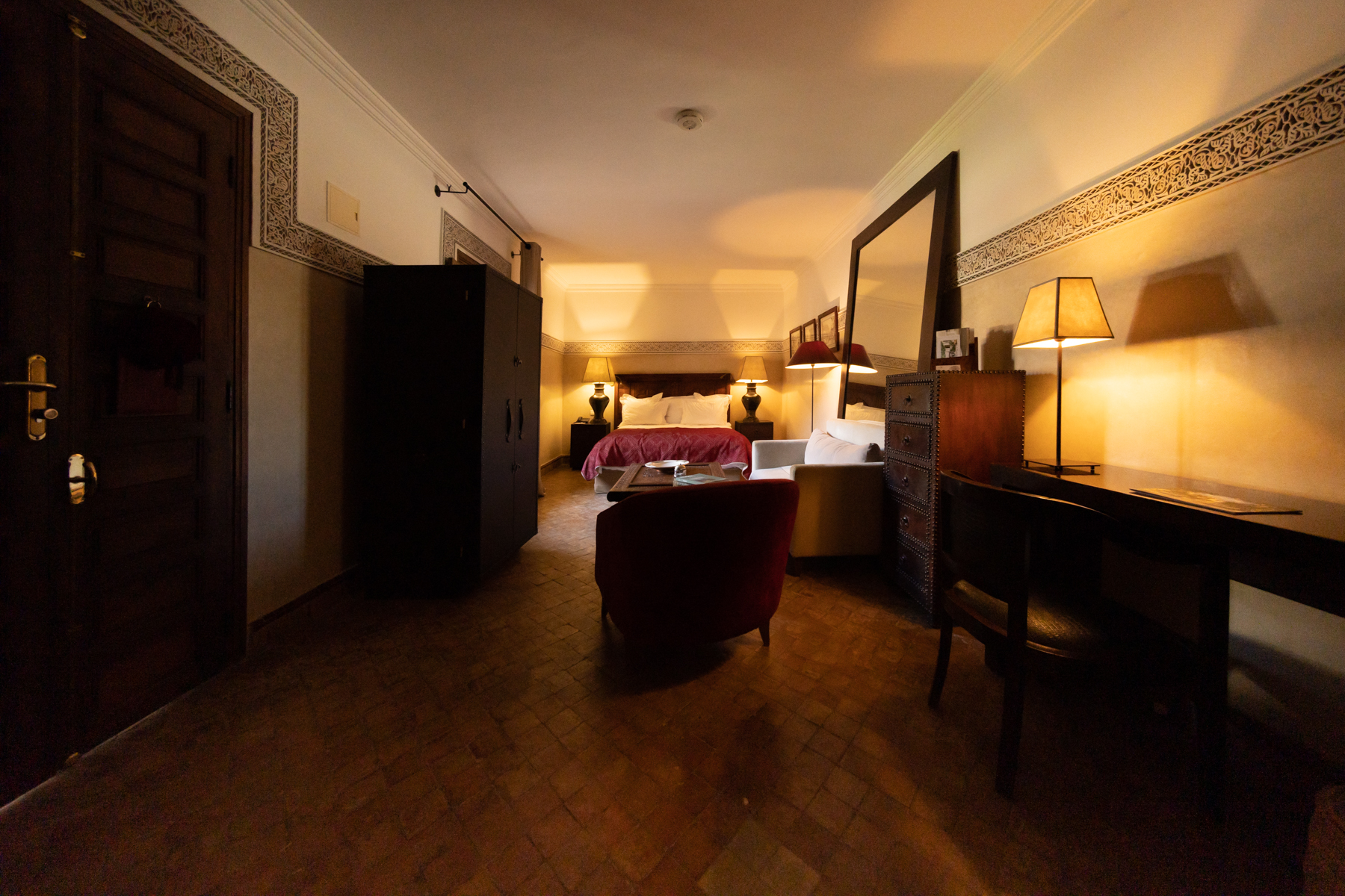 Our room at Villa des Orangers.