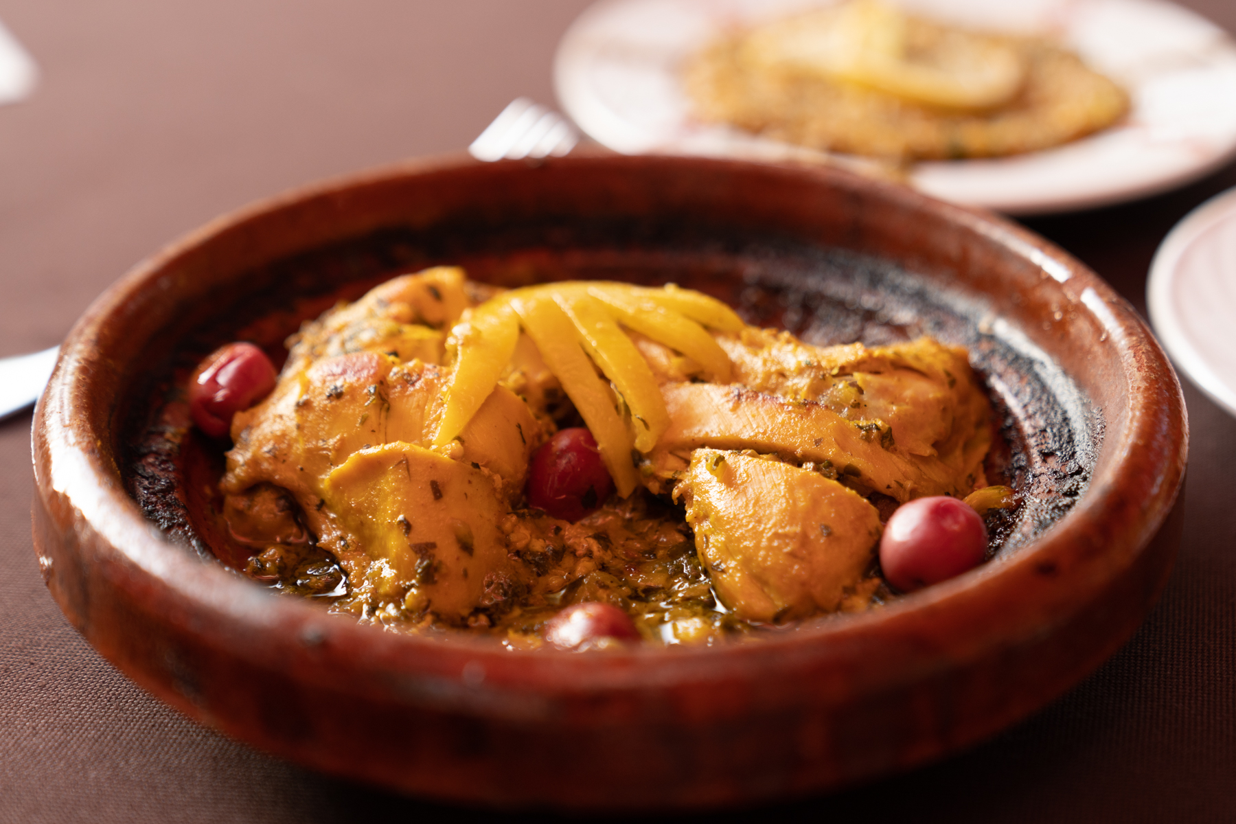 Chicken tajine.
