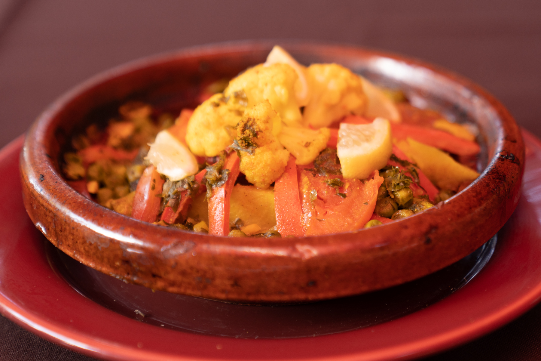 Berber vegetable tajine.
