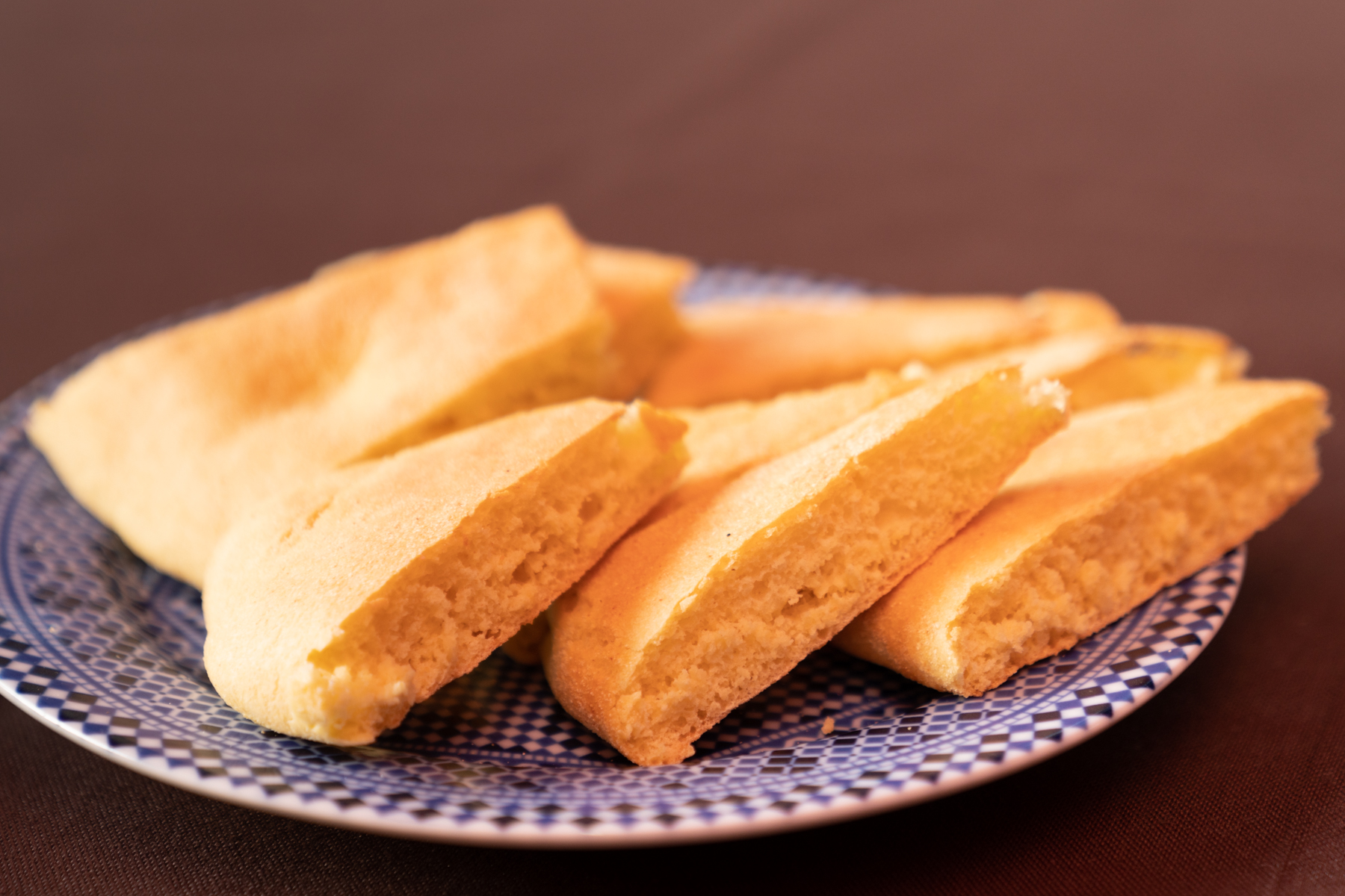 Freshly baked bread.