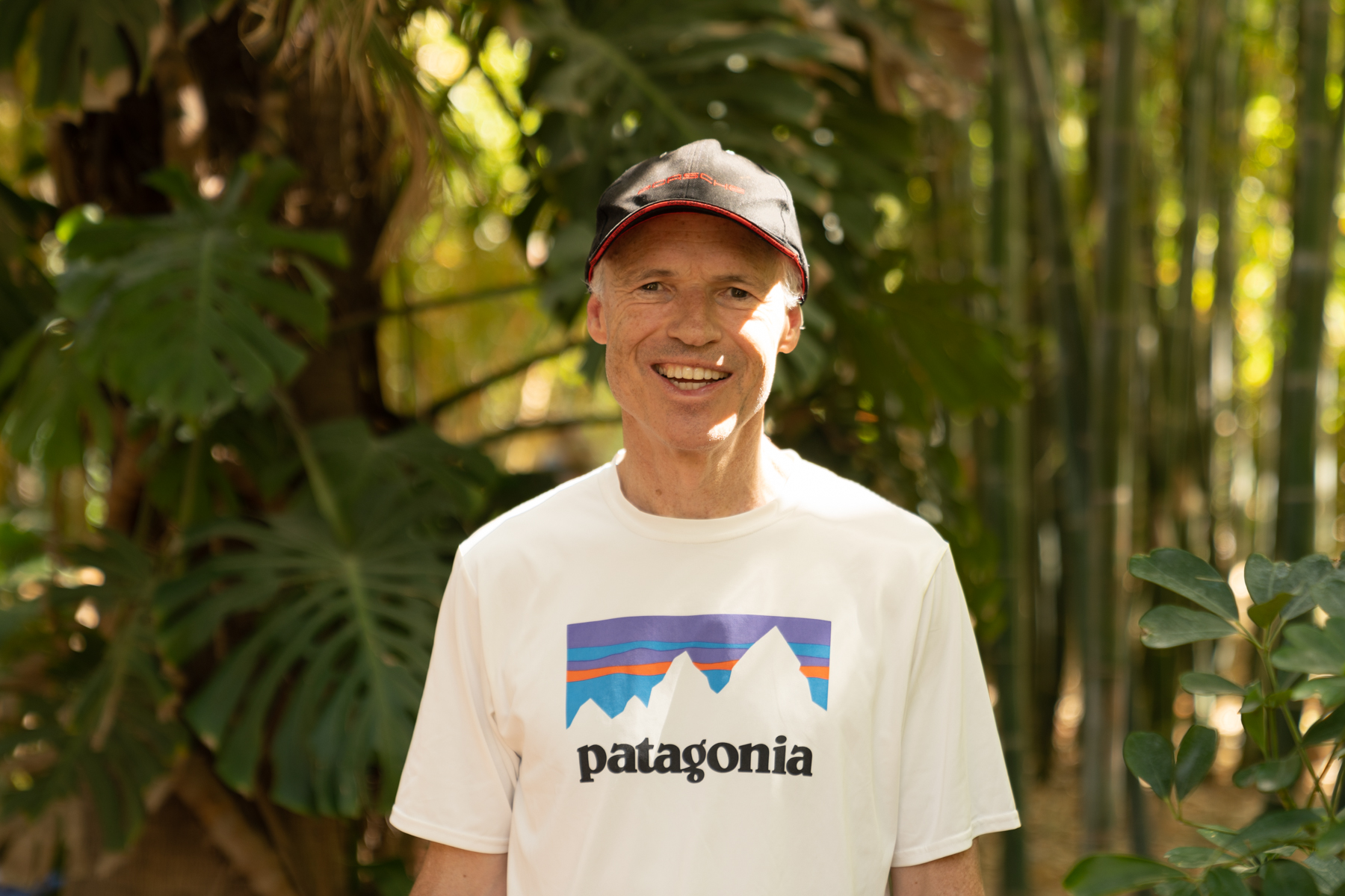 Keith in the Majorelle Garden.