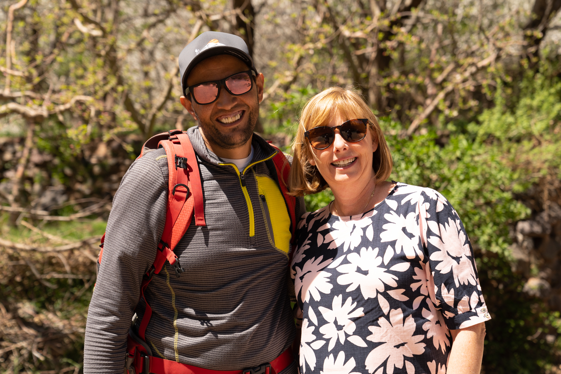 Our guide, Abdul, and Andrea.
