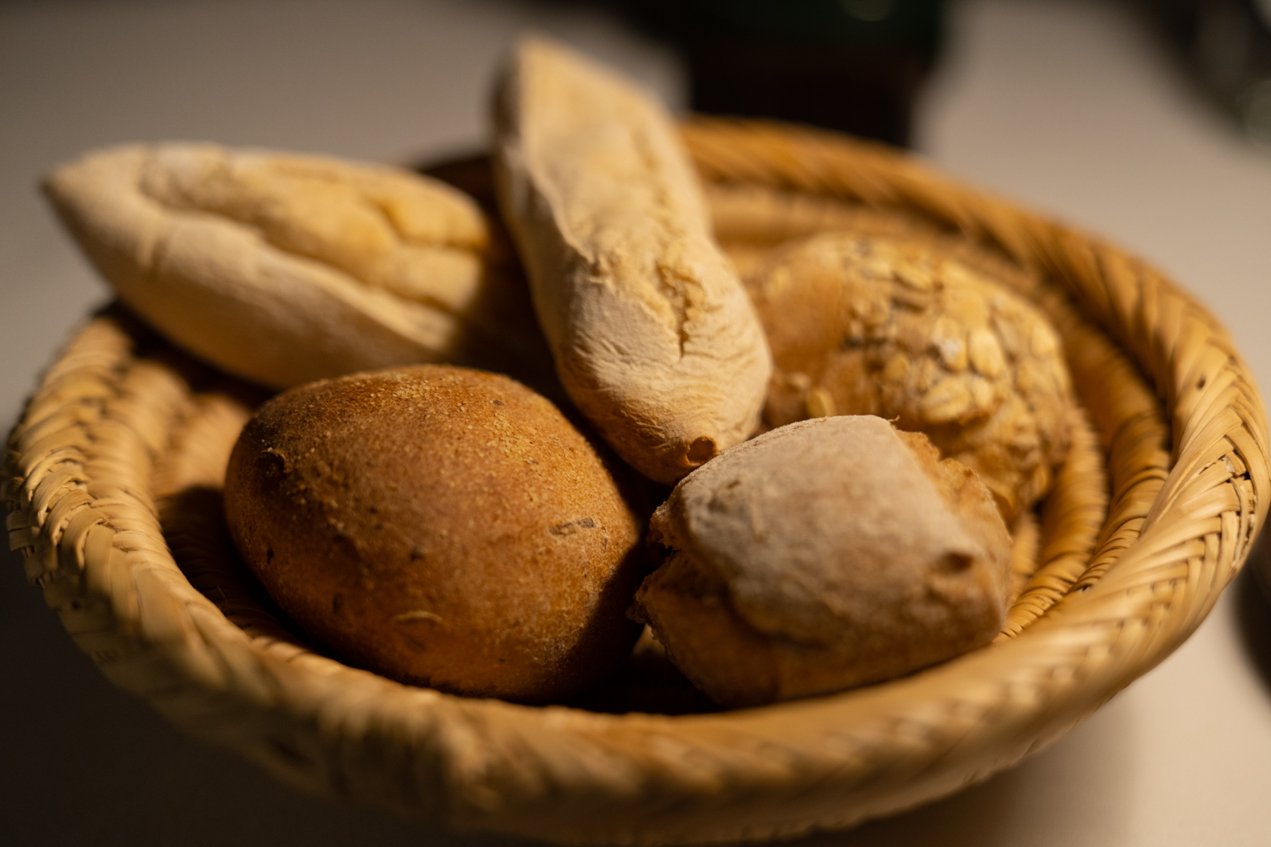 Freshly-baked bread.