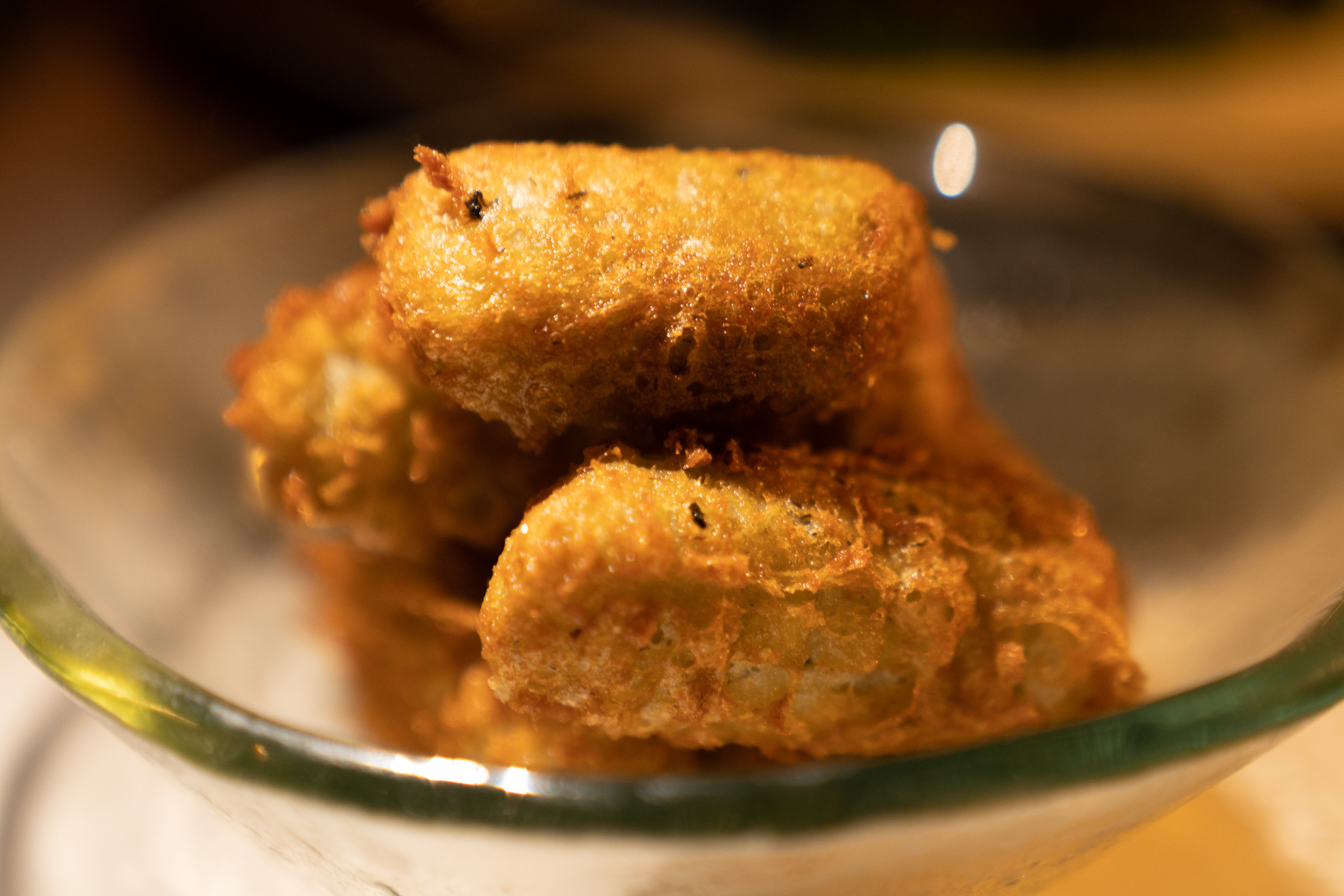 Dauphine potatoes with truffle.