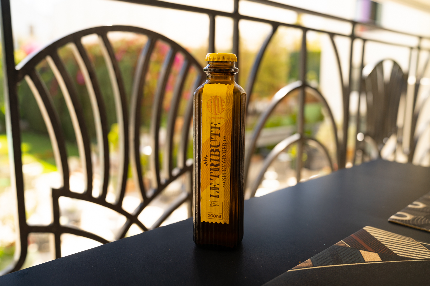 An interesting ginger ale drink from Spain.