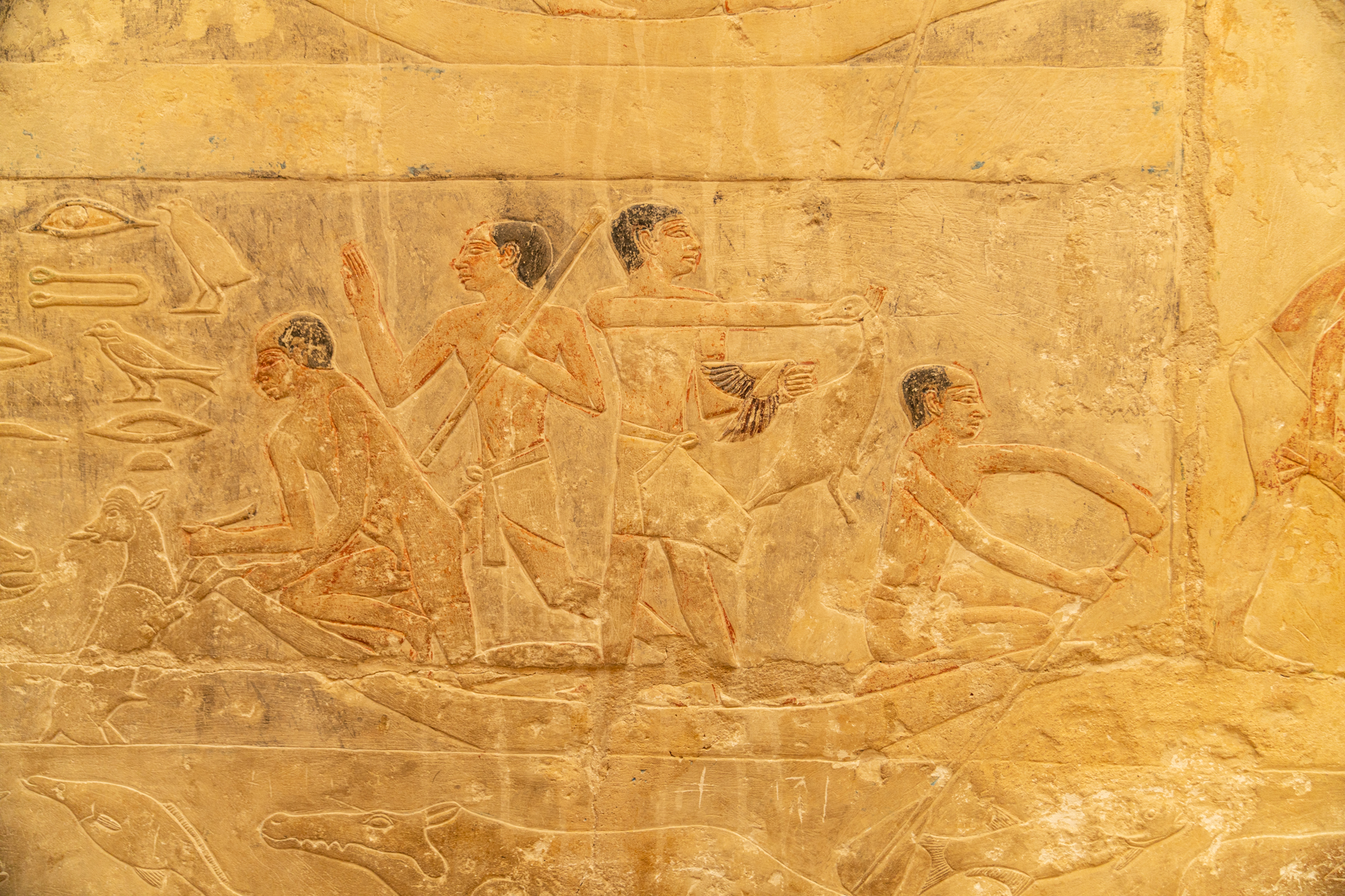 Artwork in the tomb of Seshseshet Idut.