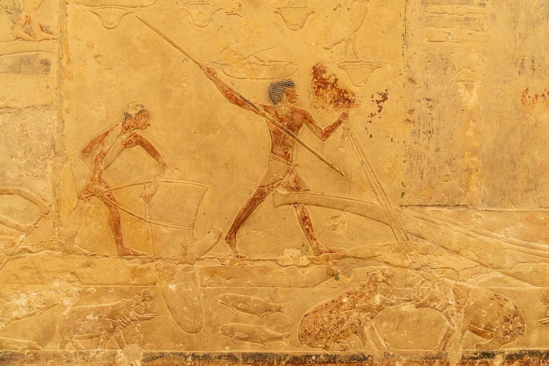 Artwork in the tomb of Seshseshet Idut.
