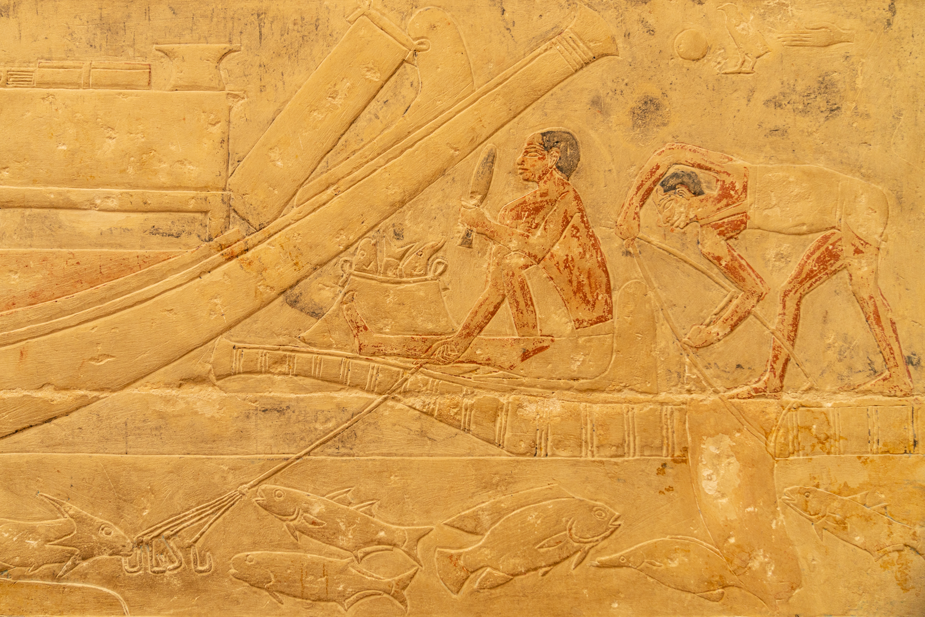 Artwork in the tomb of Seshseshet Idut.