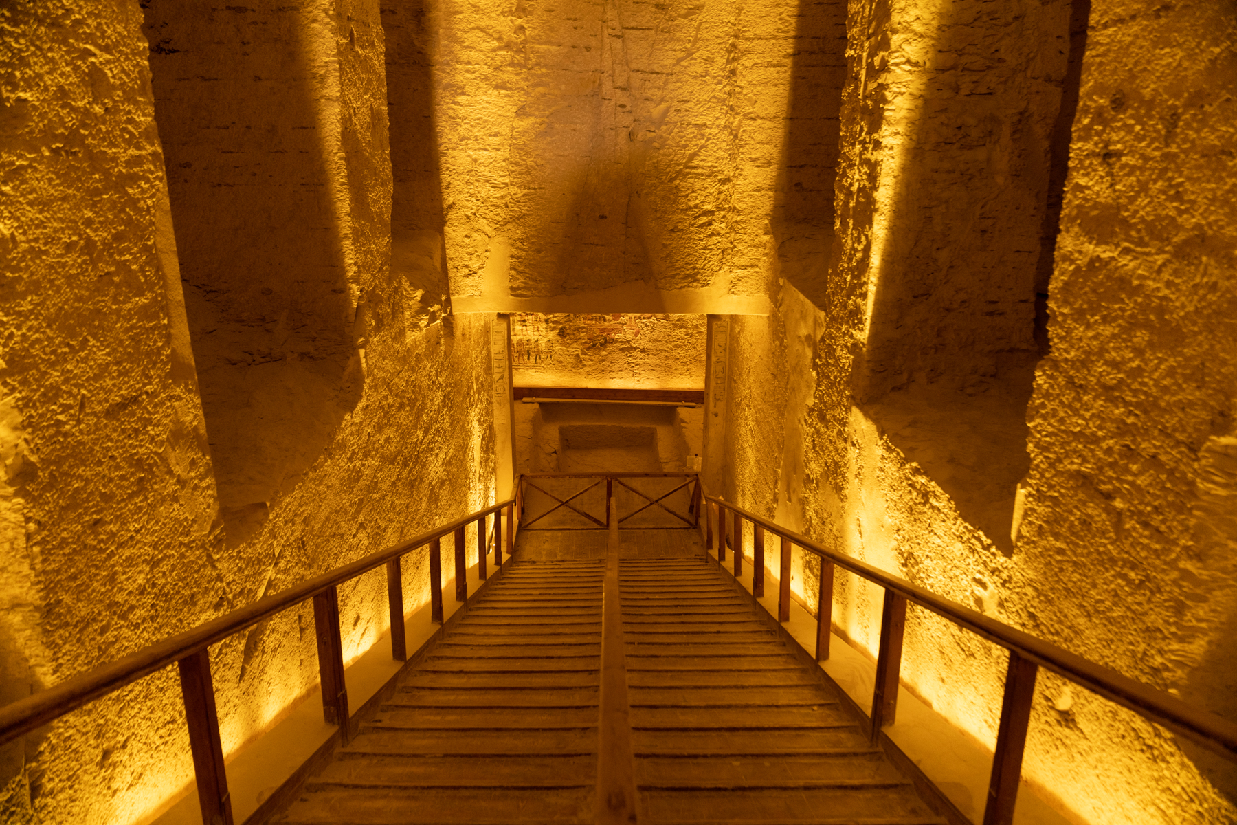 Inside the tomb of Rameses IX.