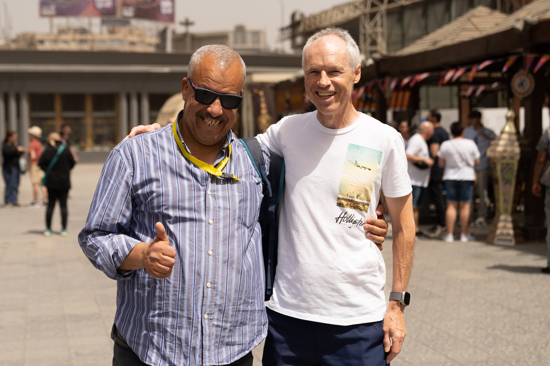 Khalid (our tour guide) and Keith.