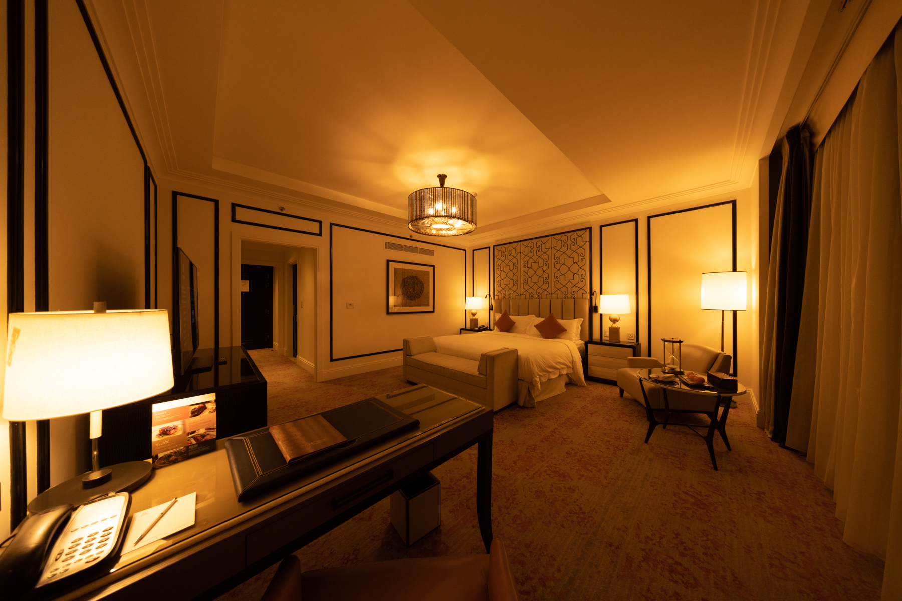 Our room at the St. Regis Hotel in Amman.