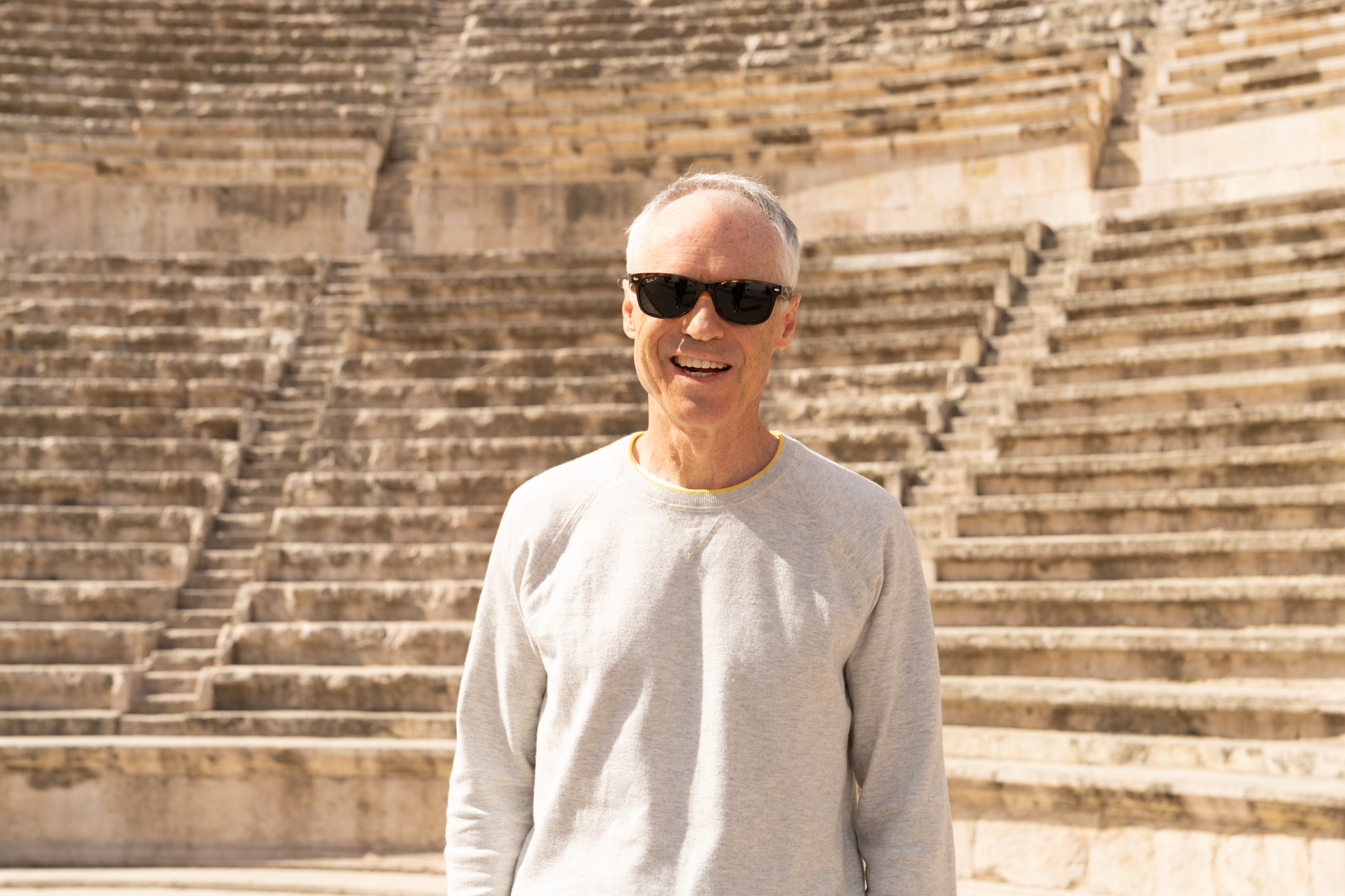 Keith at the Roman Theatre.