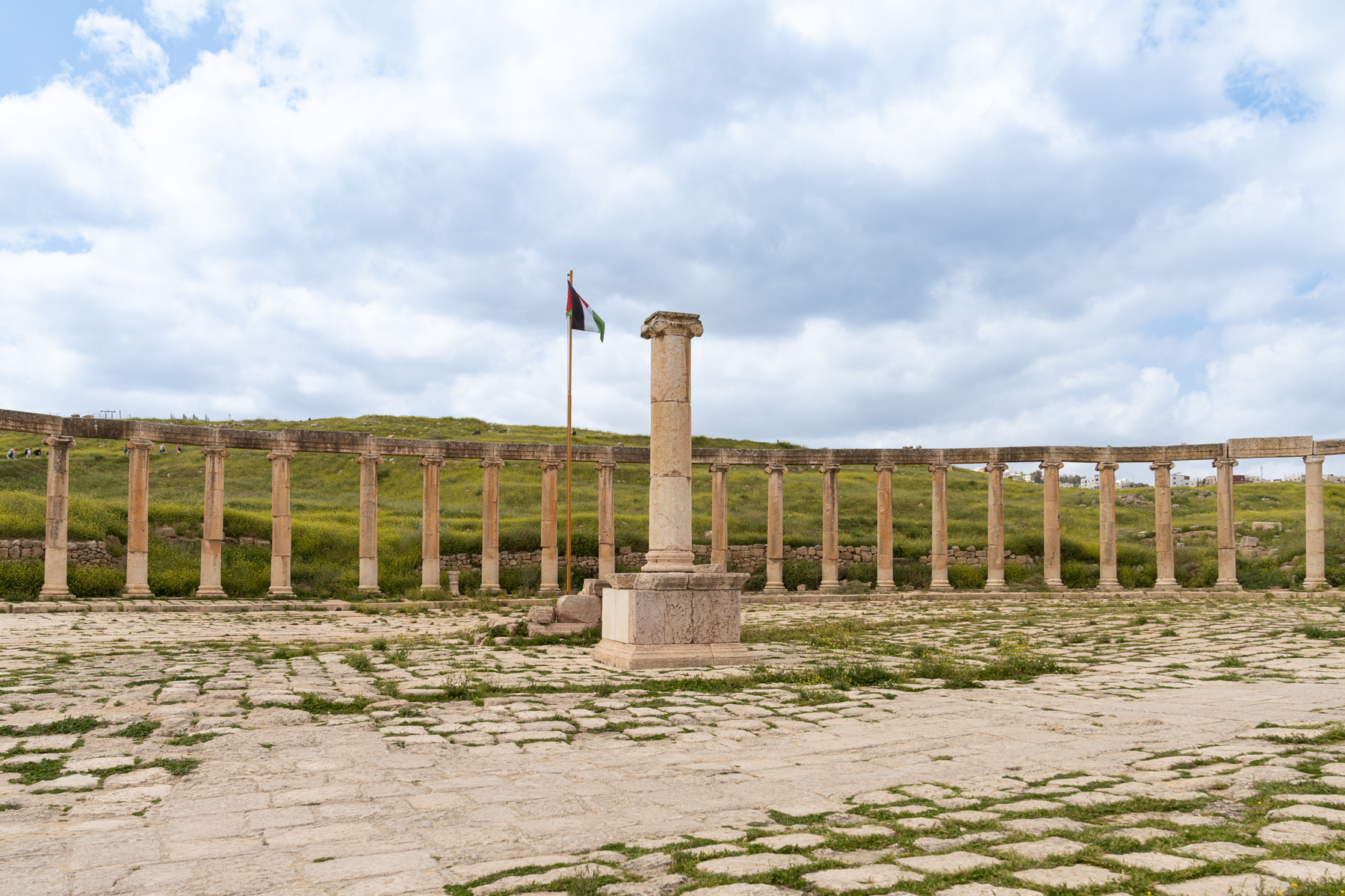 The Gerasa oval forum.