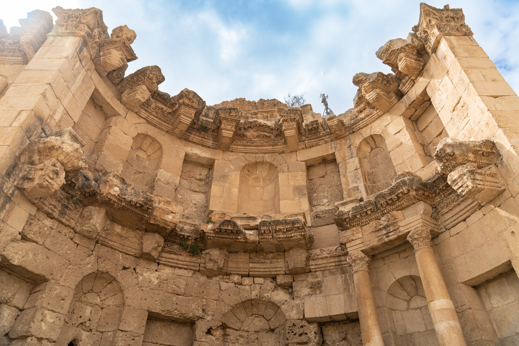 The nymphaeum in Gerasa.