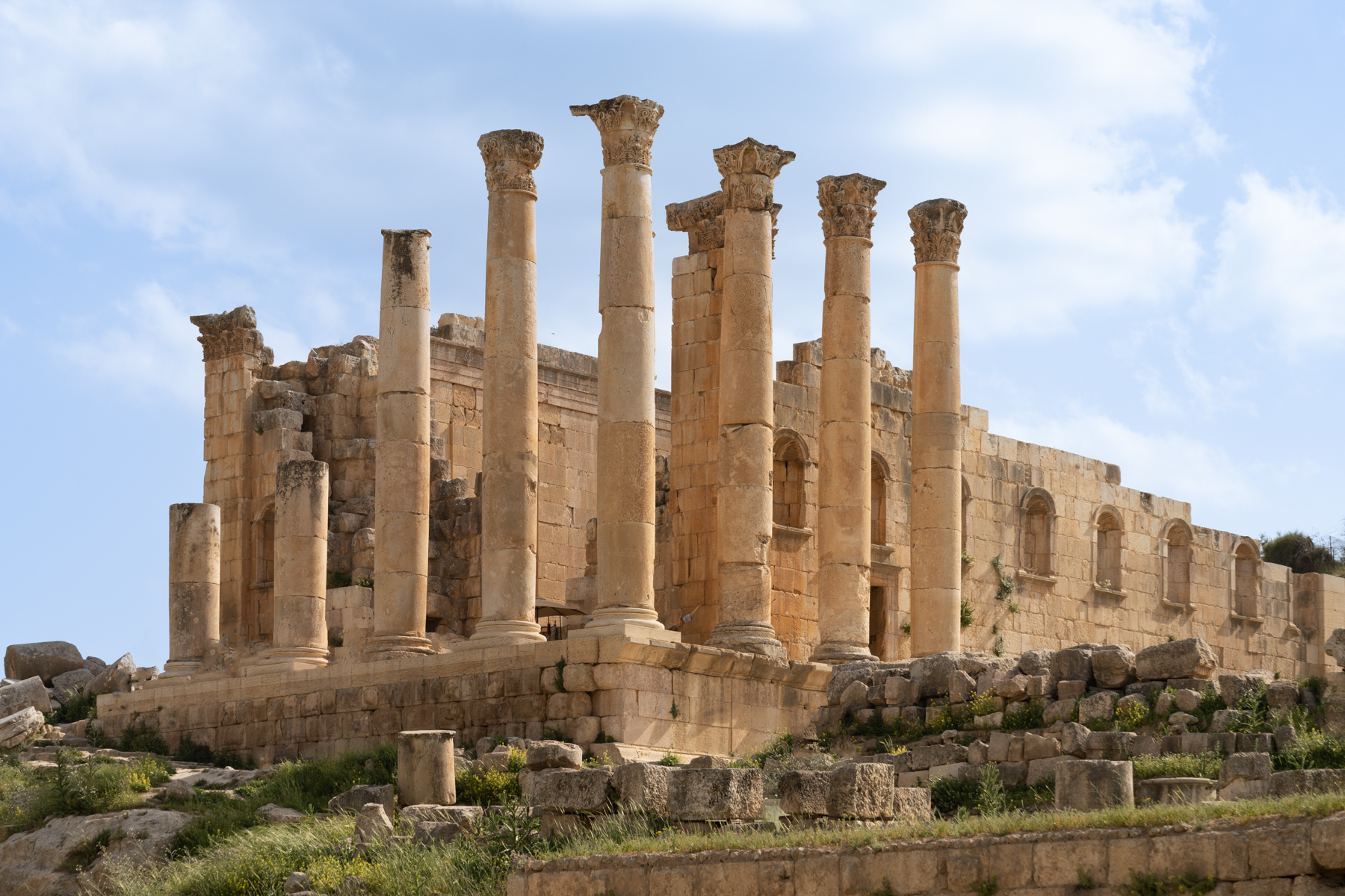 The Temple of Artemis in Gerasa.