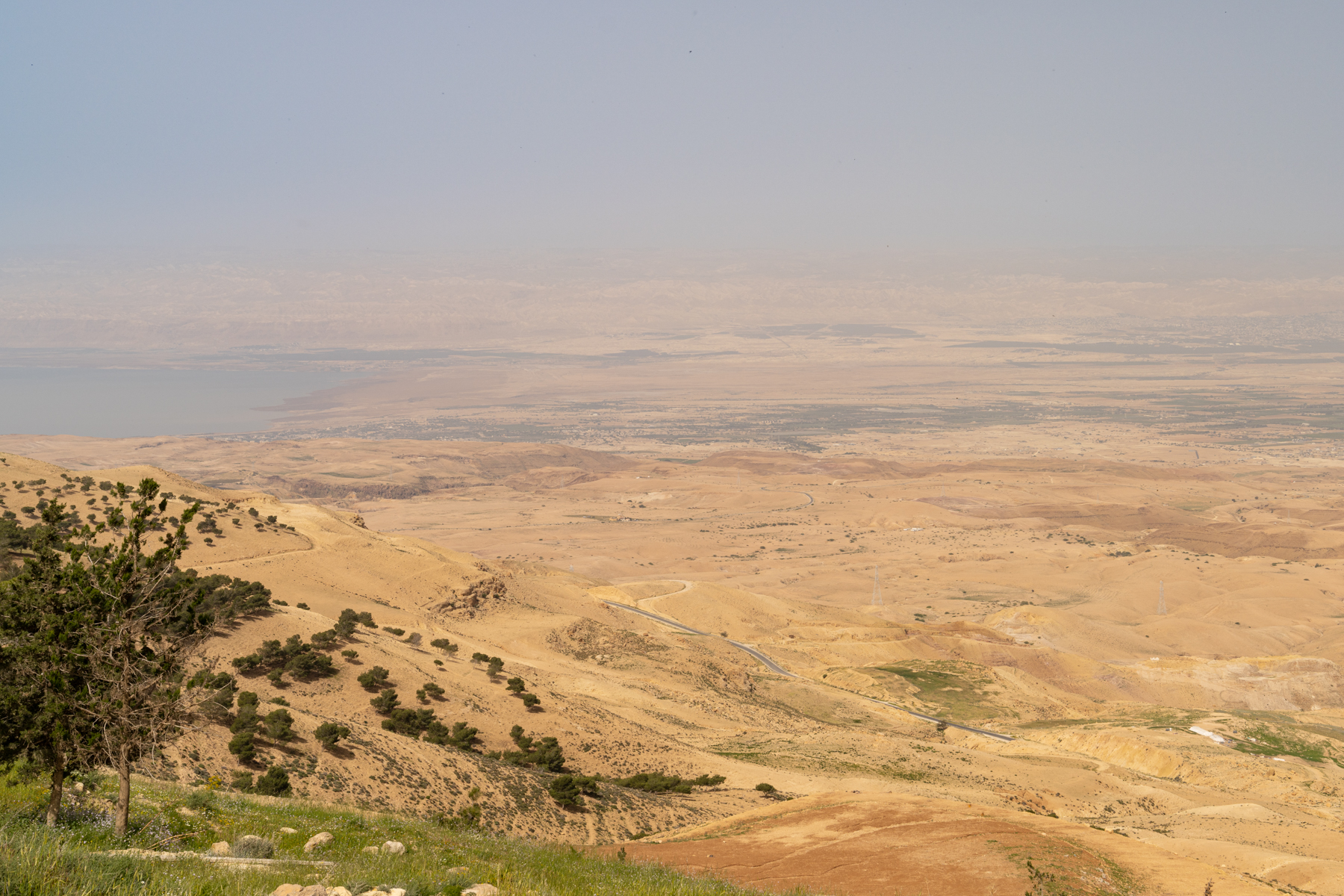 The view from Mount Nebo toward Jerusalem.