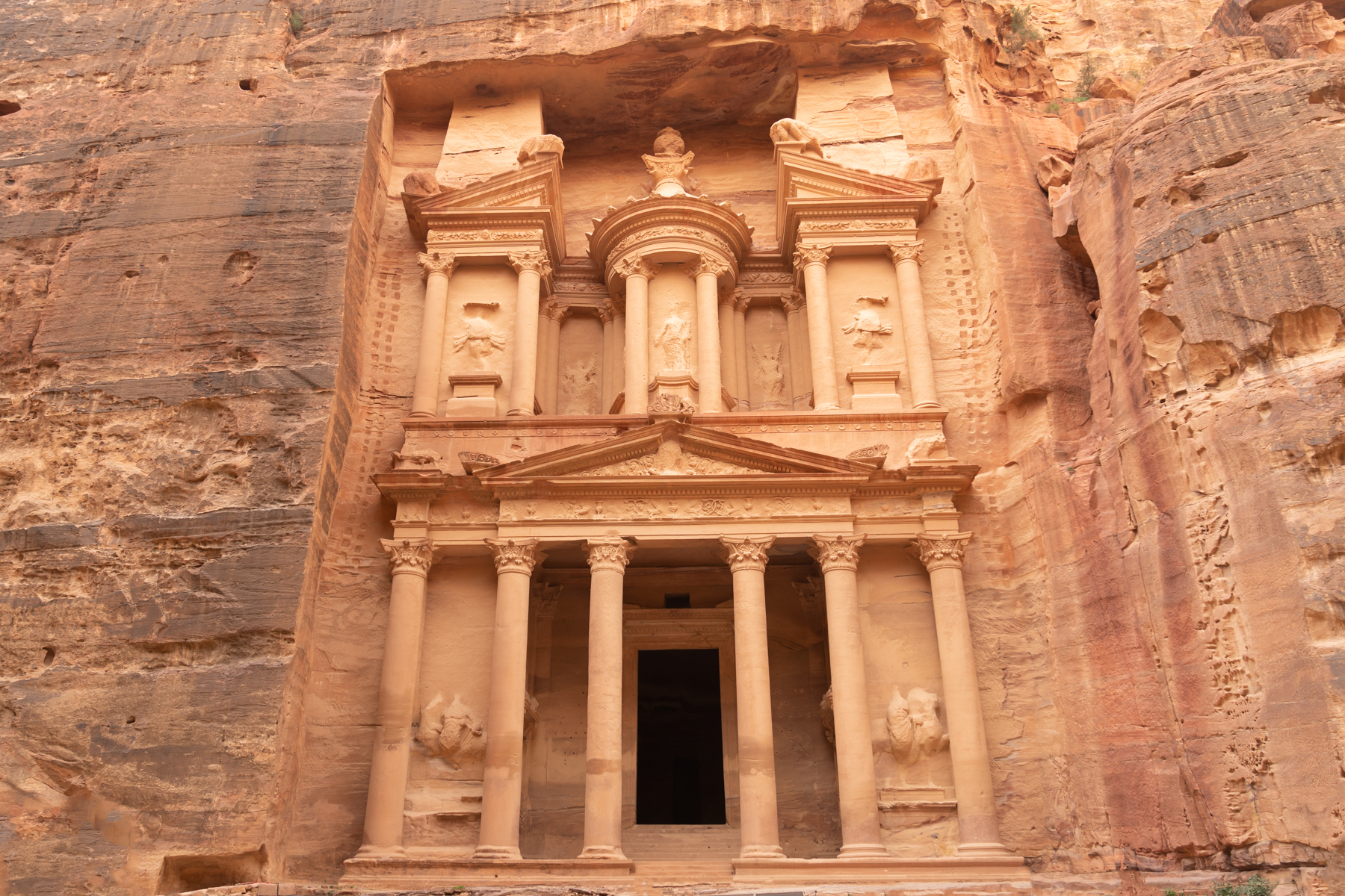 Al-Khazneh (the treasury).