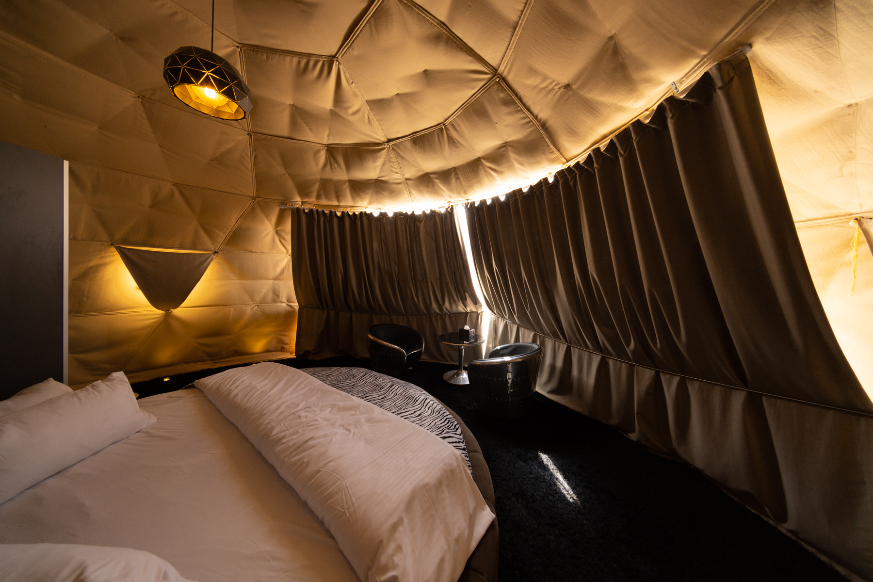 Our tent at Palmera Camp Wadi Rum.