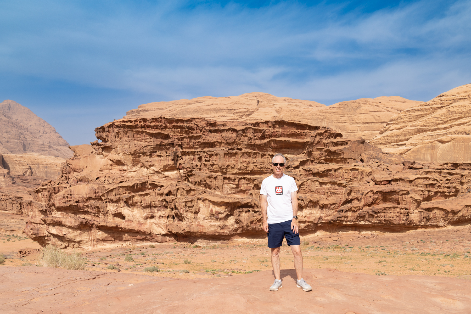 Keith at Palmera Camp Wadi Rum.