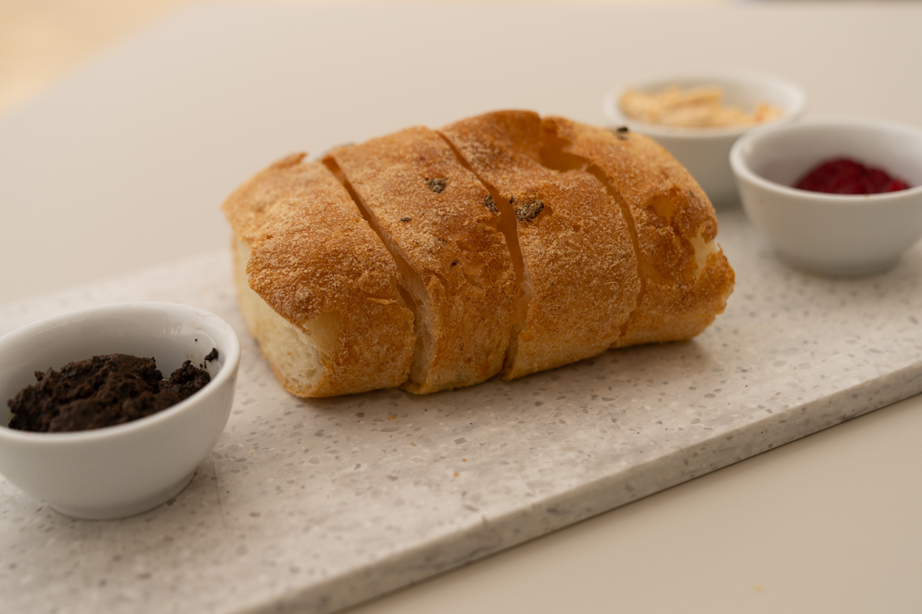 Freshly-baked bread.