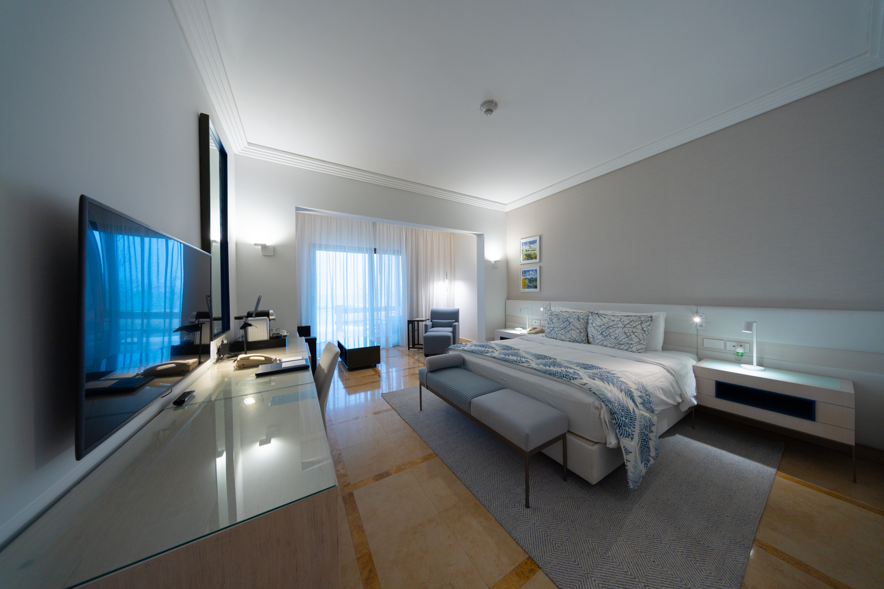 Our room at The Kempinski Hotel Ishtar.