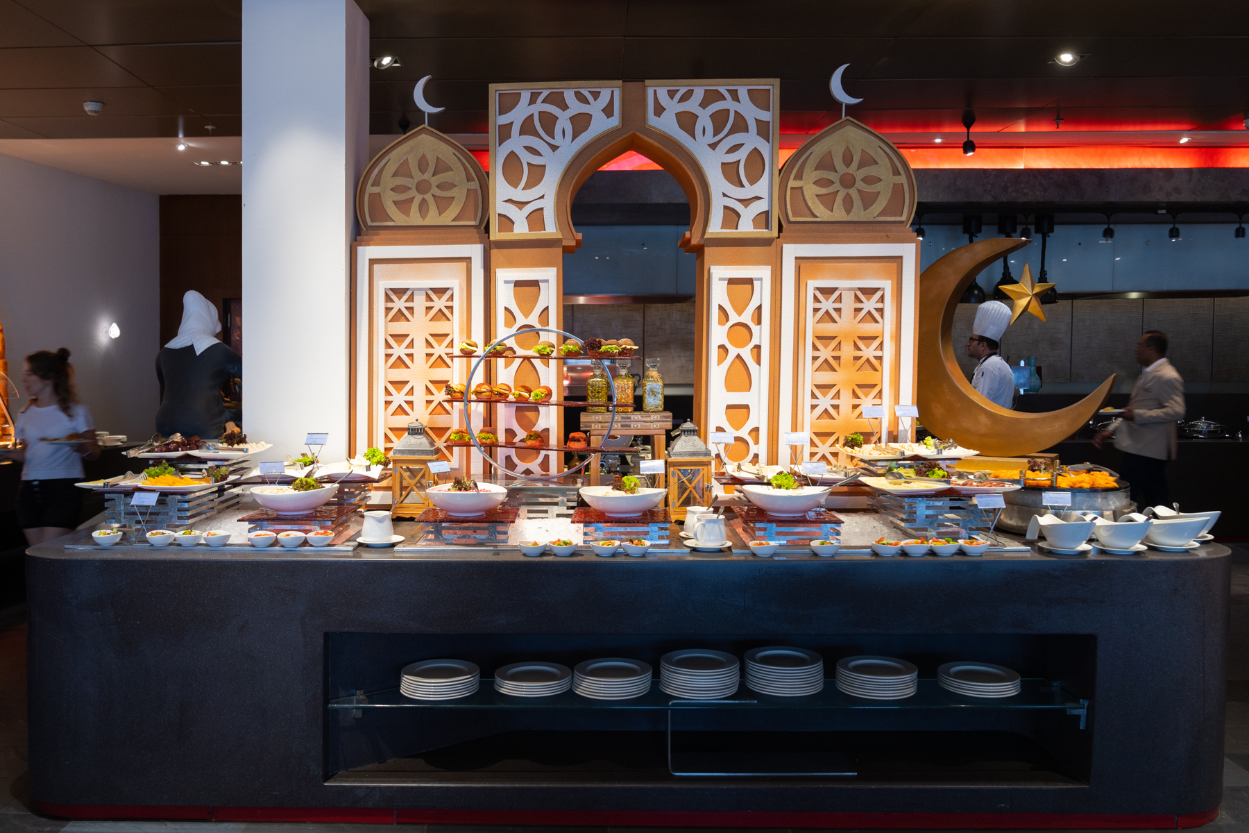 Some of the breakfast selection.