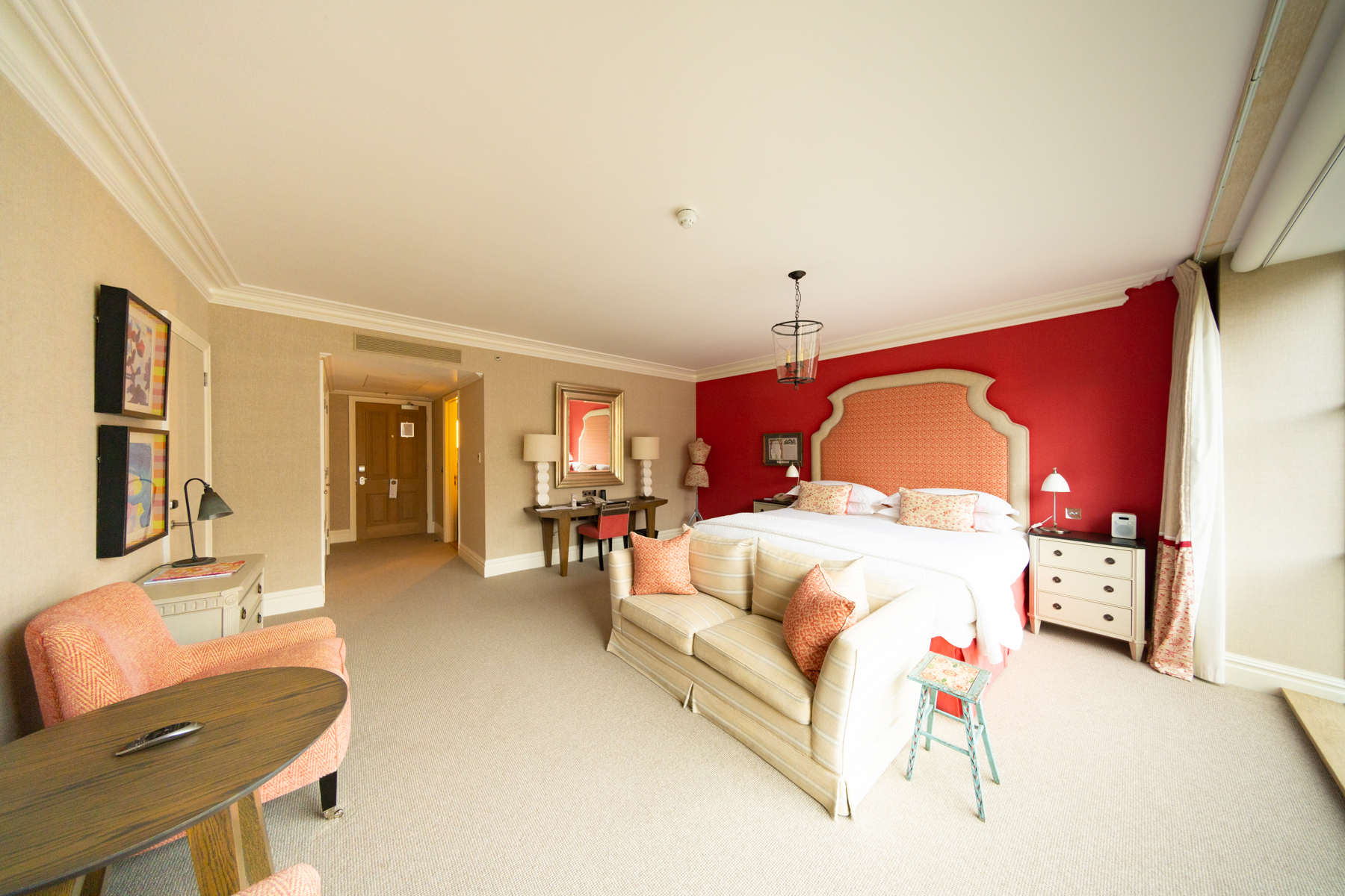 Our room at the Ham Yard Hotel.