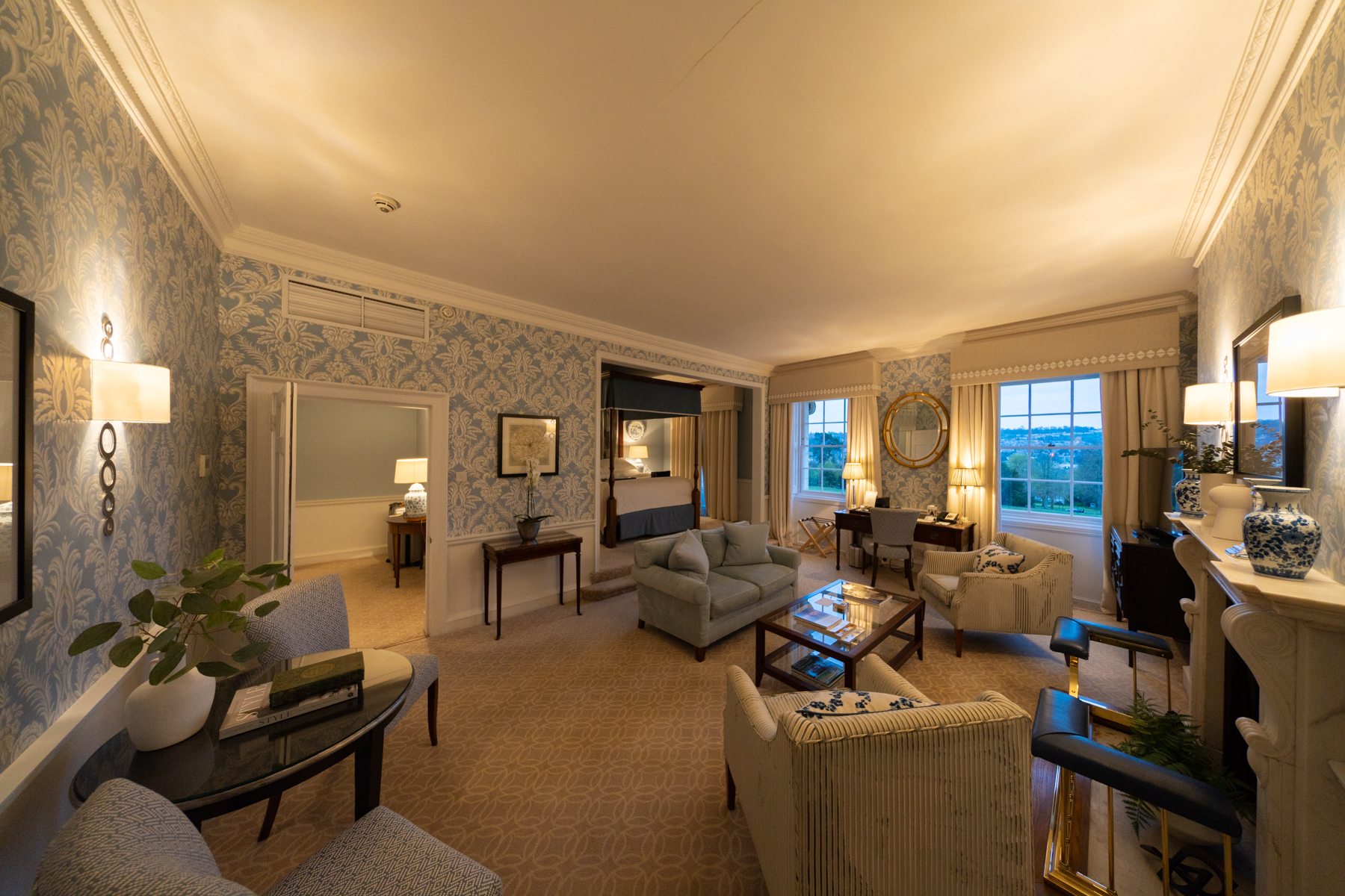 Our room at the Royal Crescent Hotel.