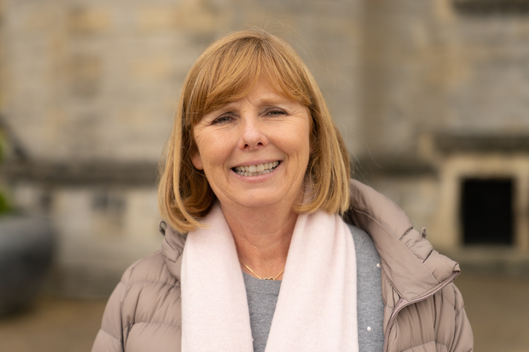 Andrea at Cardiff Castle.