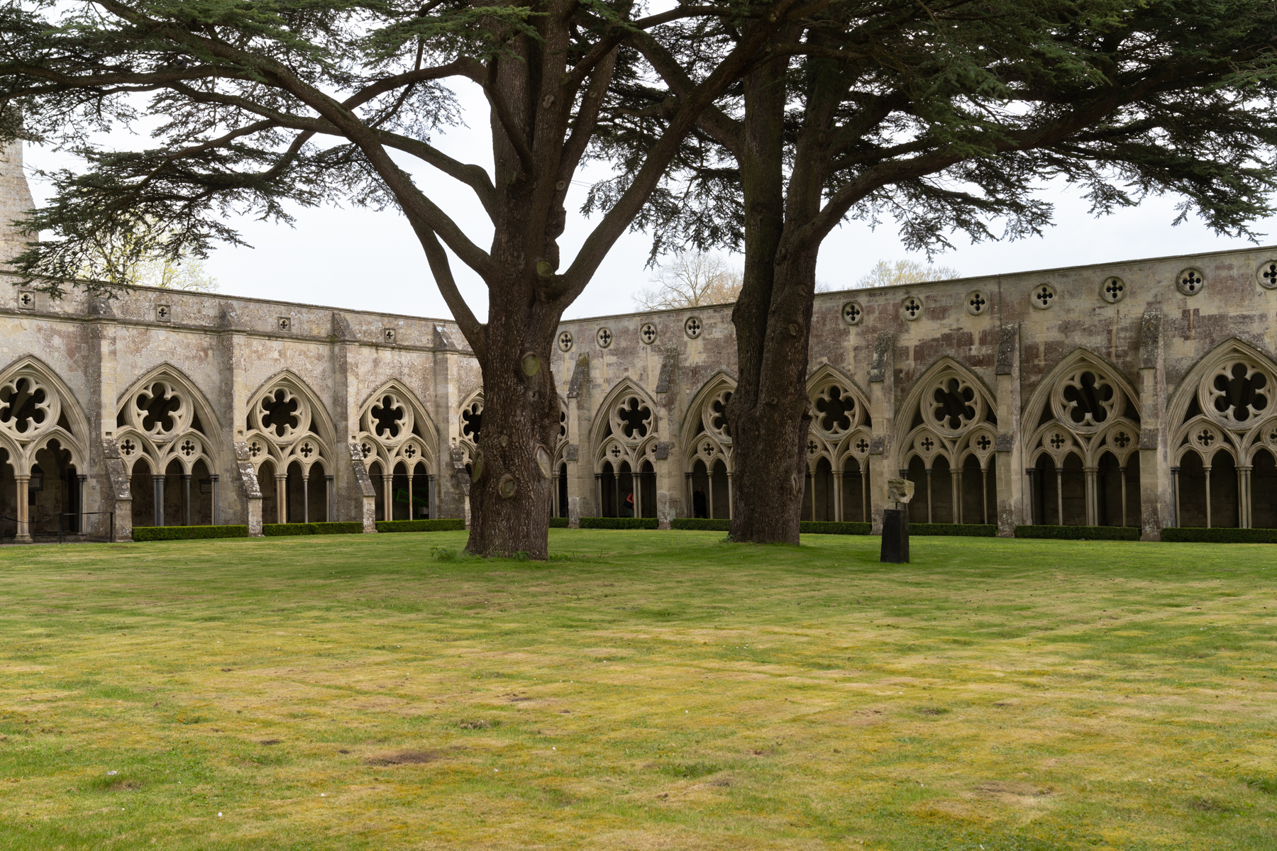 The Salisbury Cathedral.