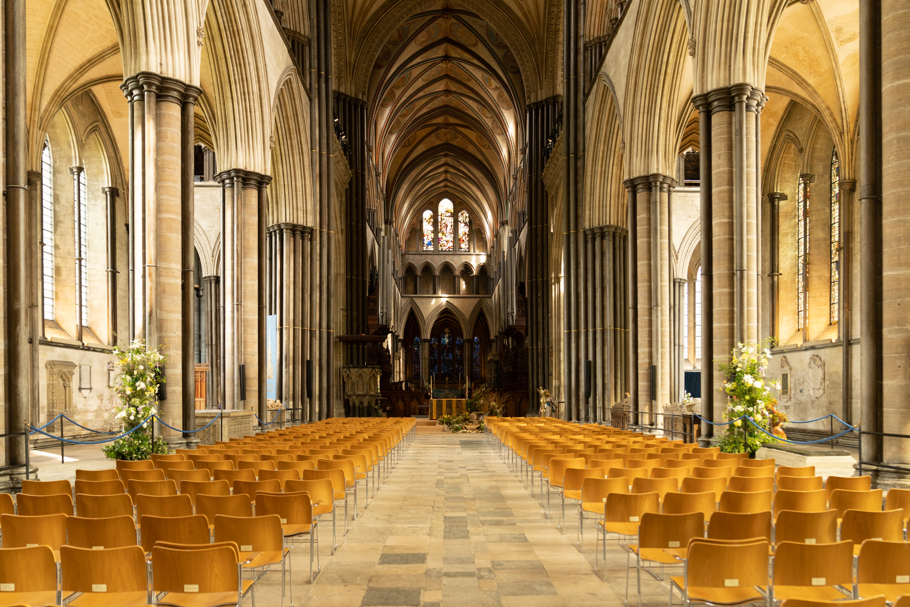 The Salisbury Cathedral.