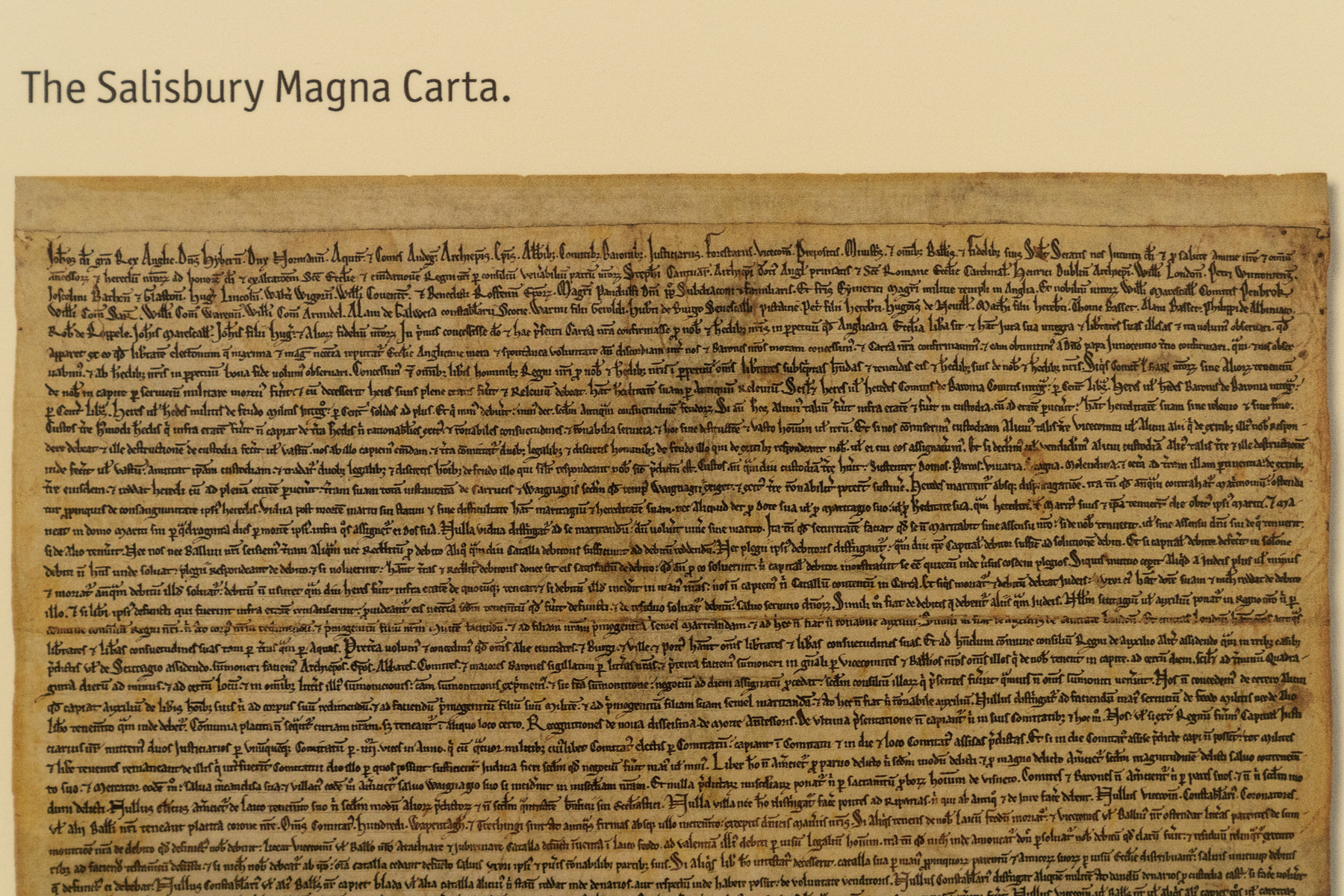 Magna Carta.