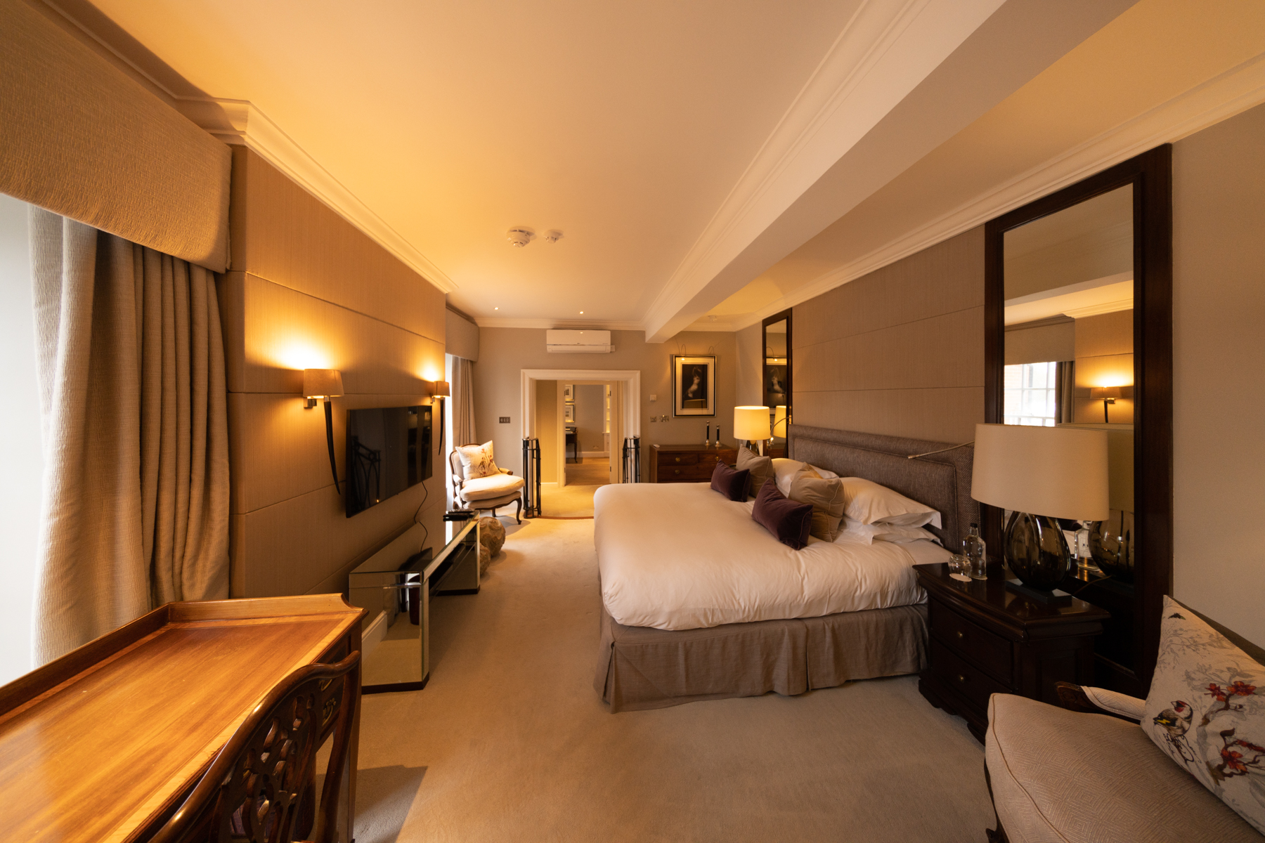 Our room at Chewton Glen.