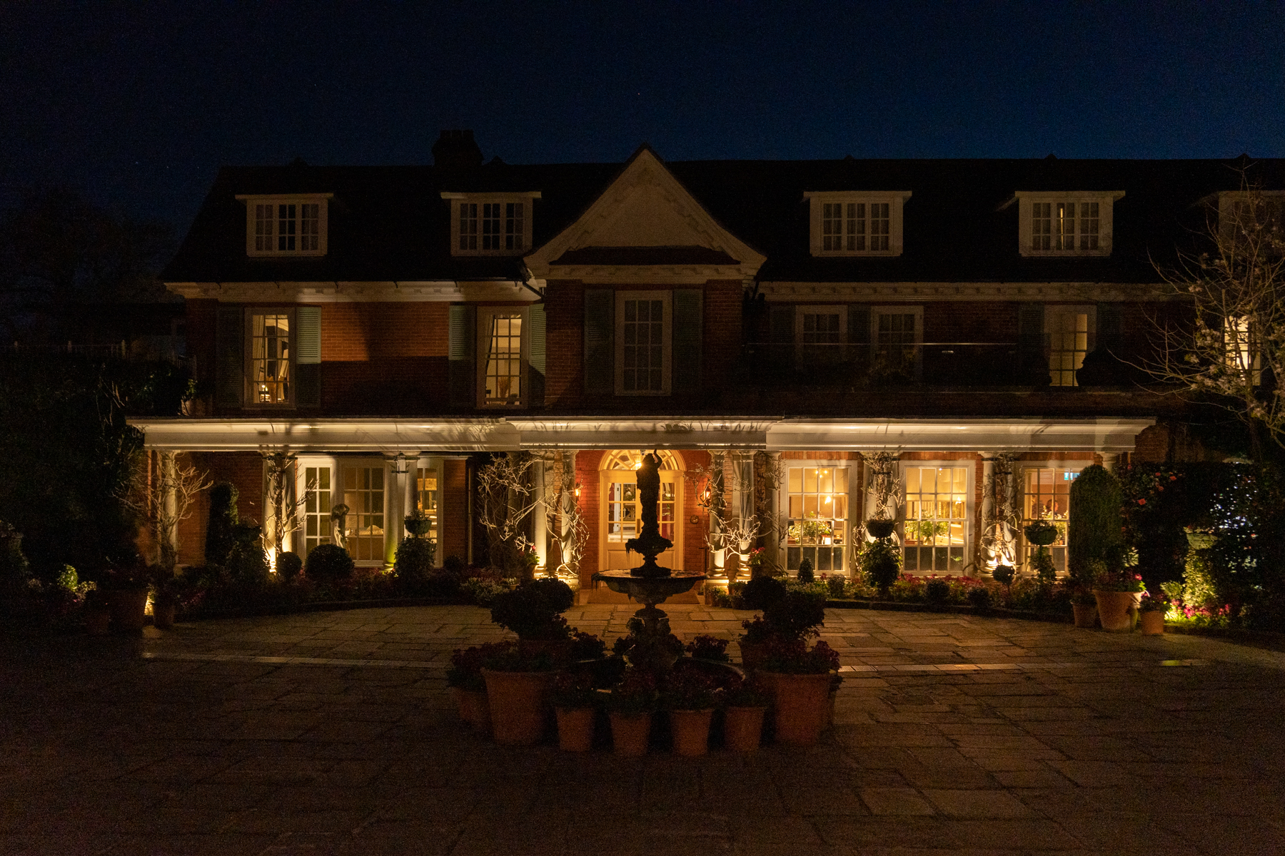 The main house at Chewton Glen.