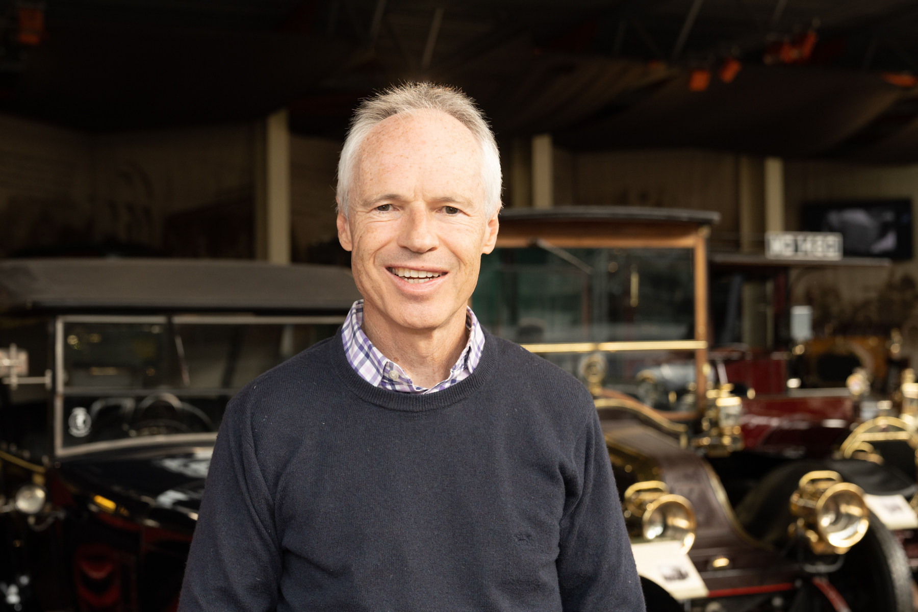 Keith at the National Motor Museum.
