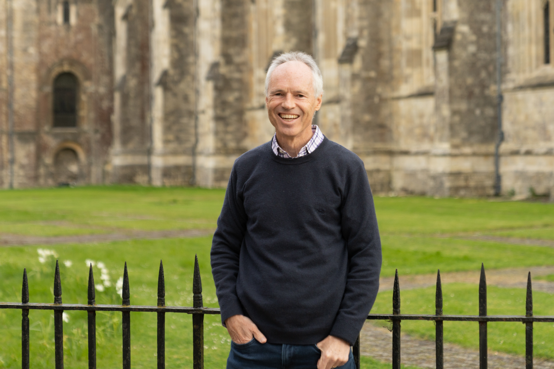 Keith at Winchester Cathedral.