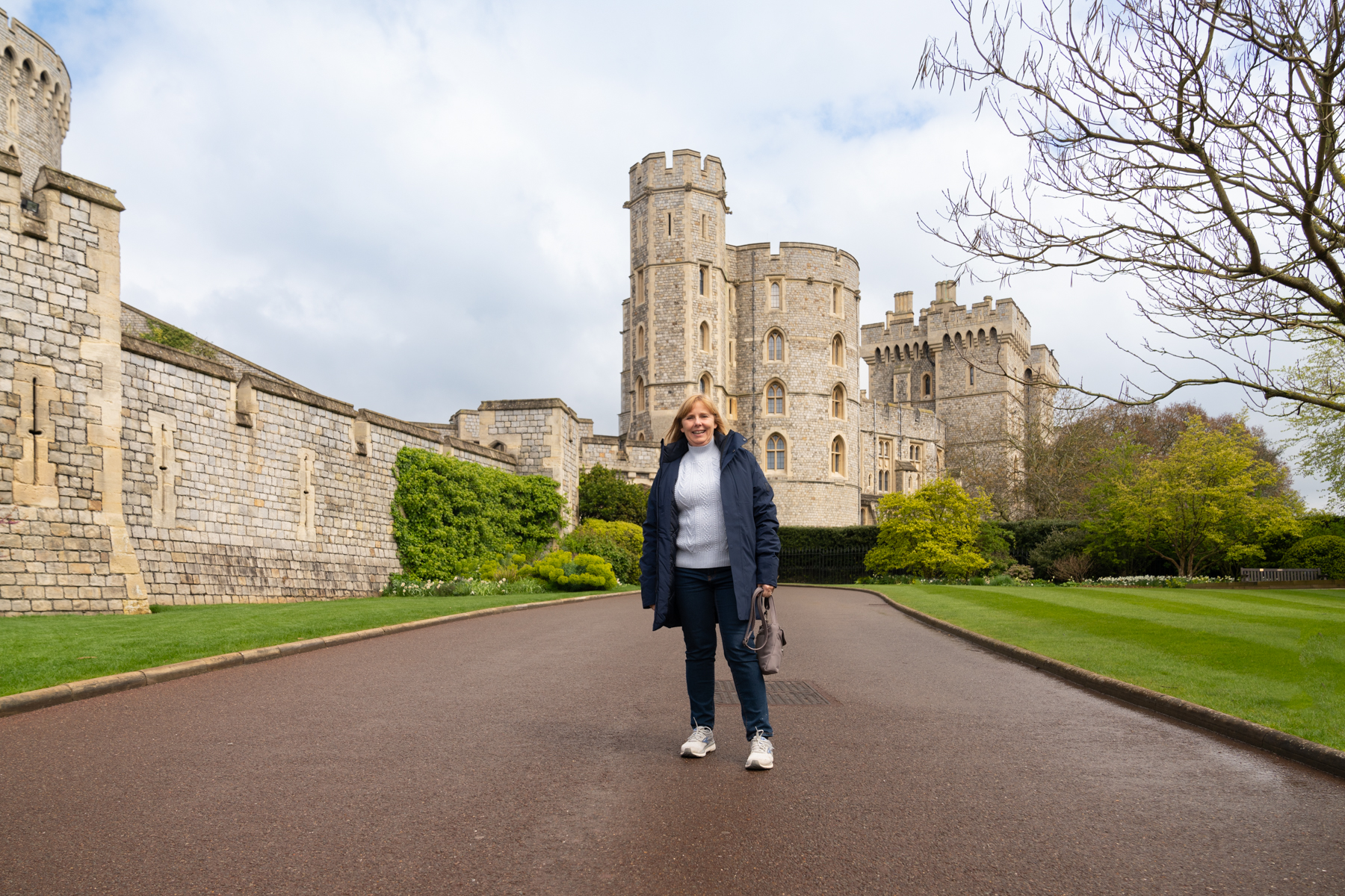 Andrea at Windsor Castle.