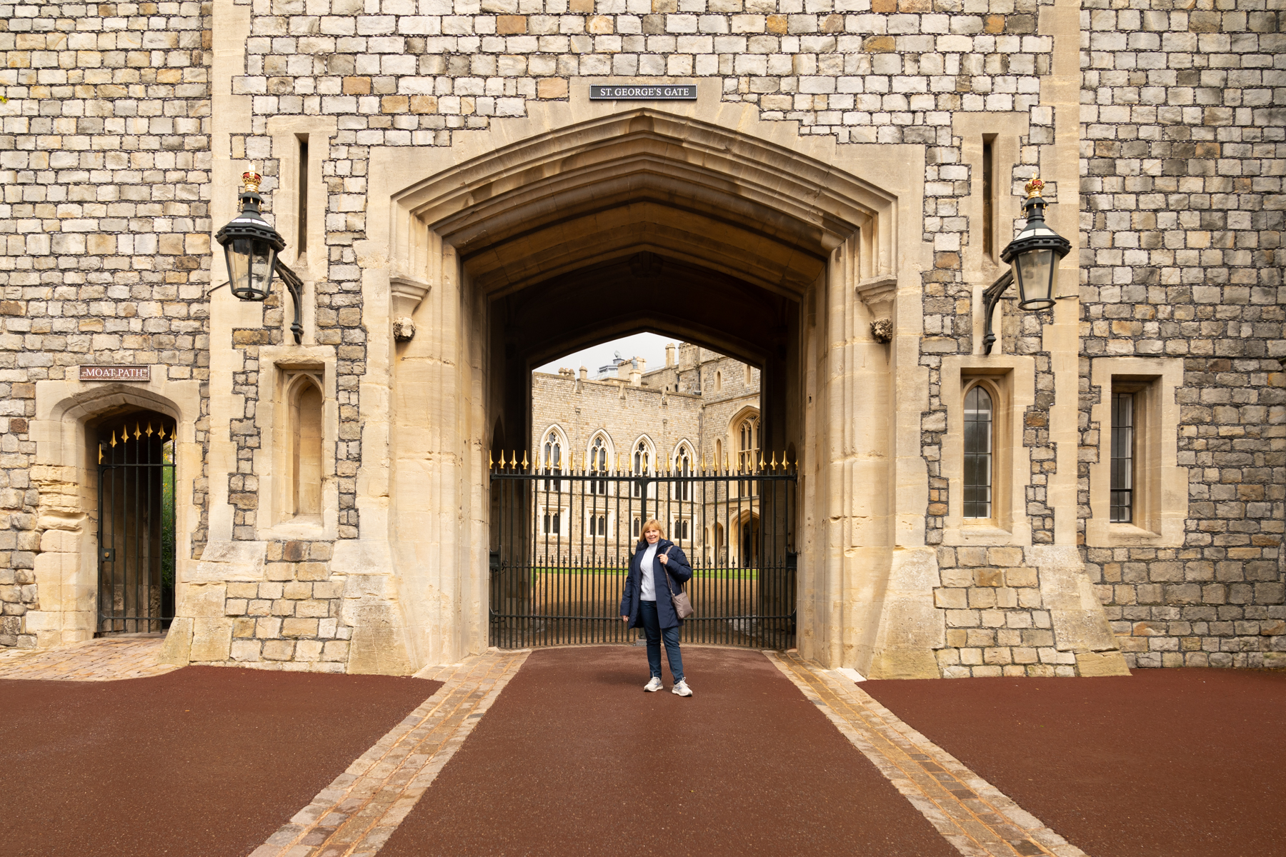 Andrea at Windsor Castle.