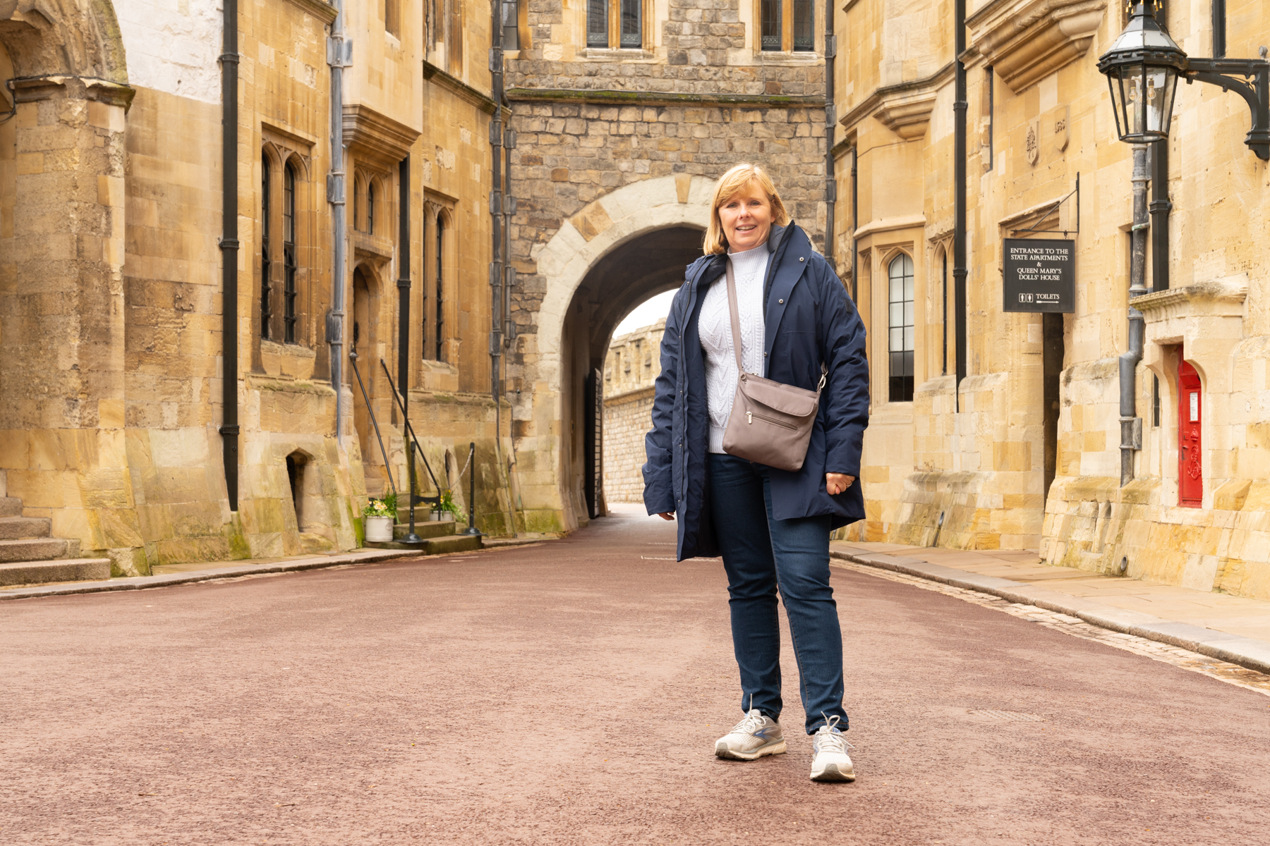 Andrea at Windsor Castle.