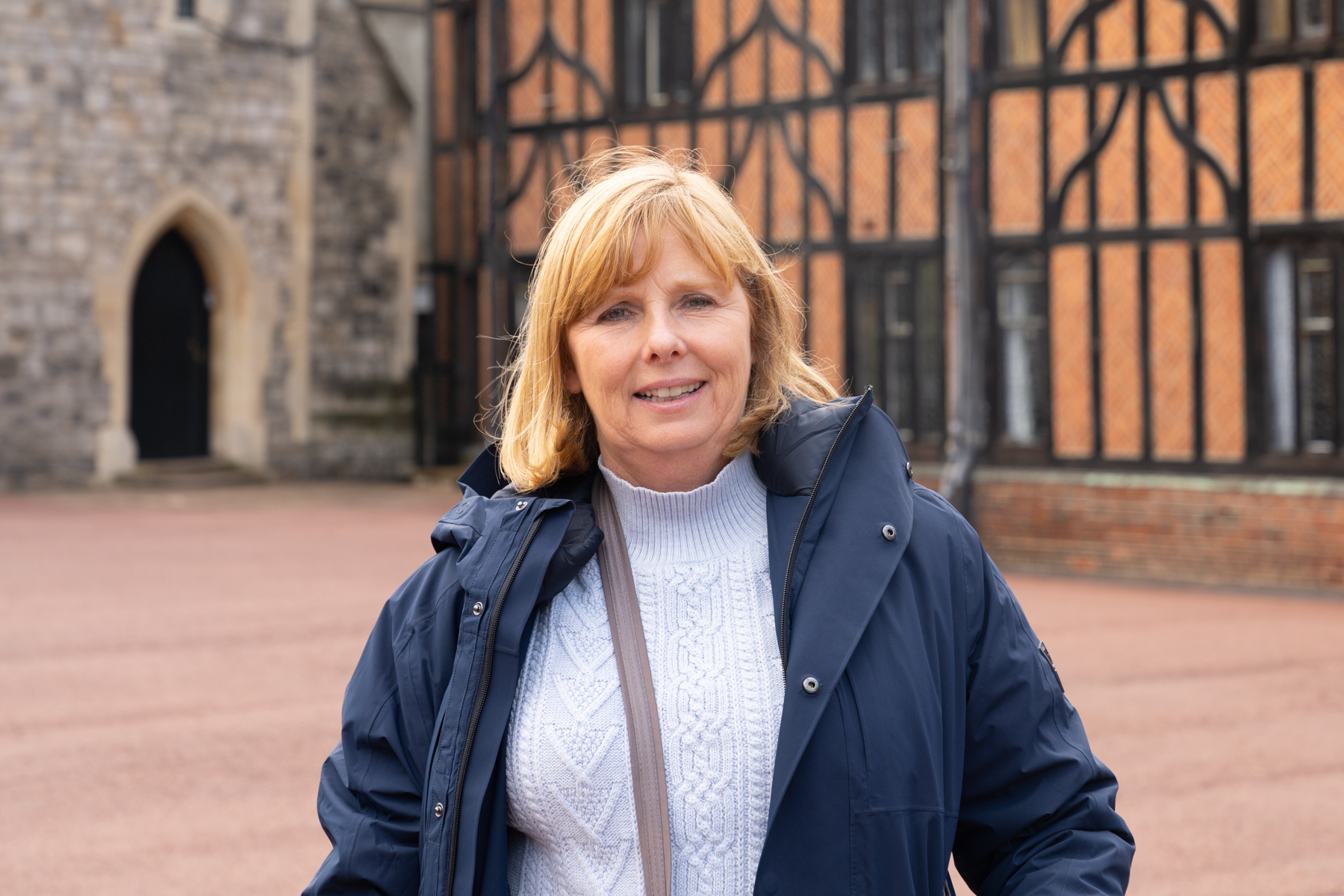 Andrea at Windsor Castle.
