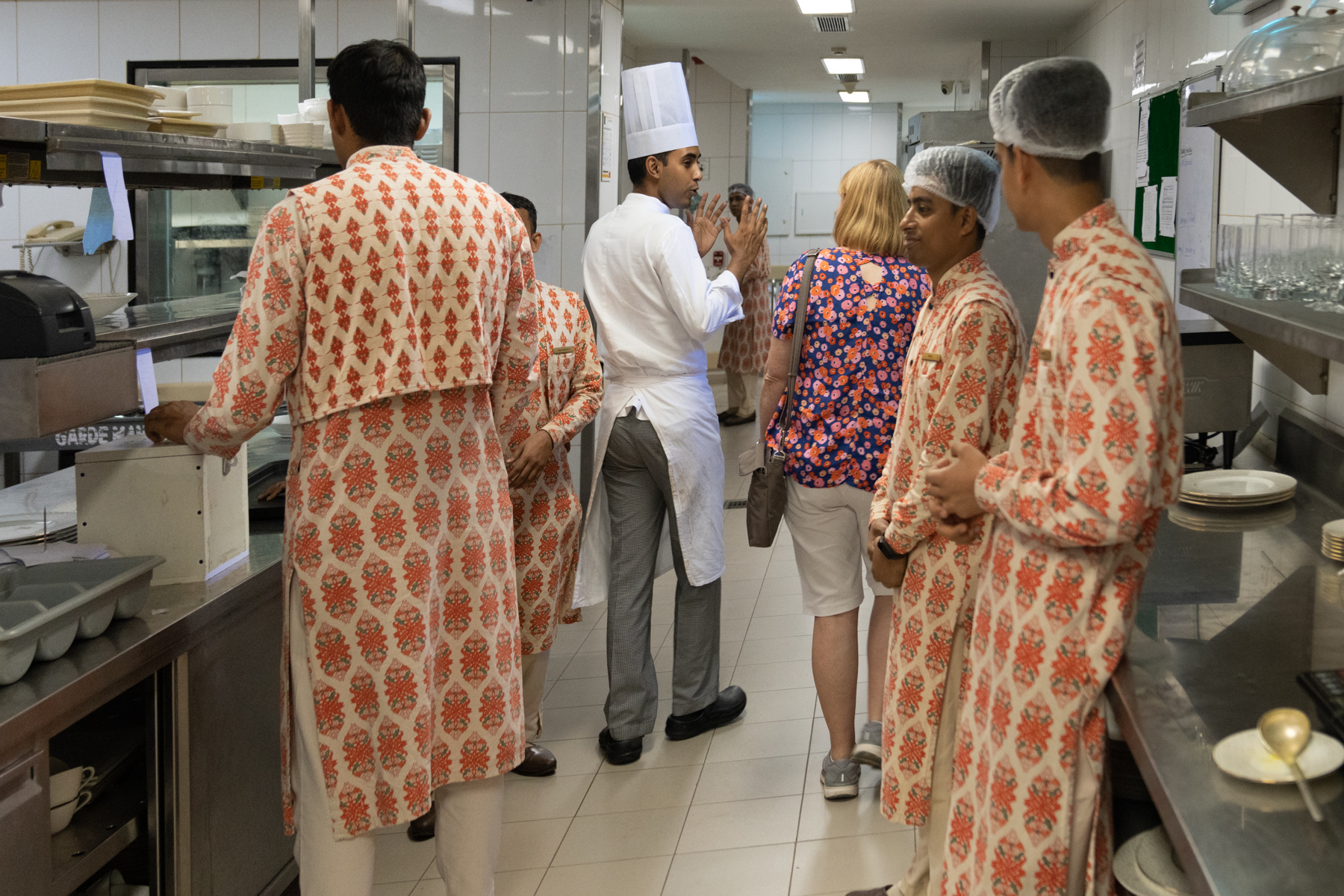 On the kitchen tour.