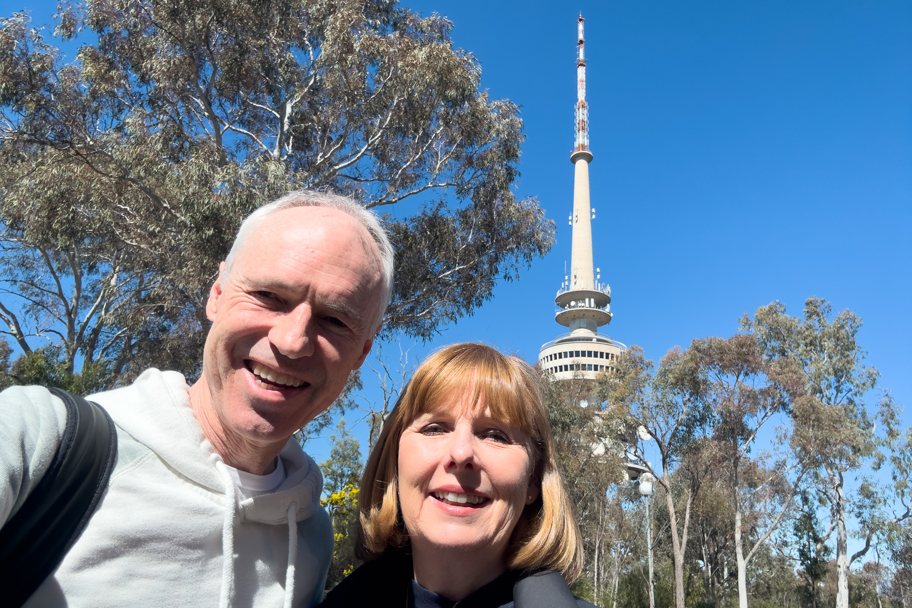Keith and Andrea at Black Mountain.