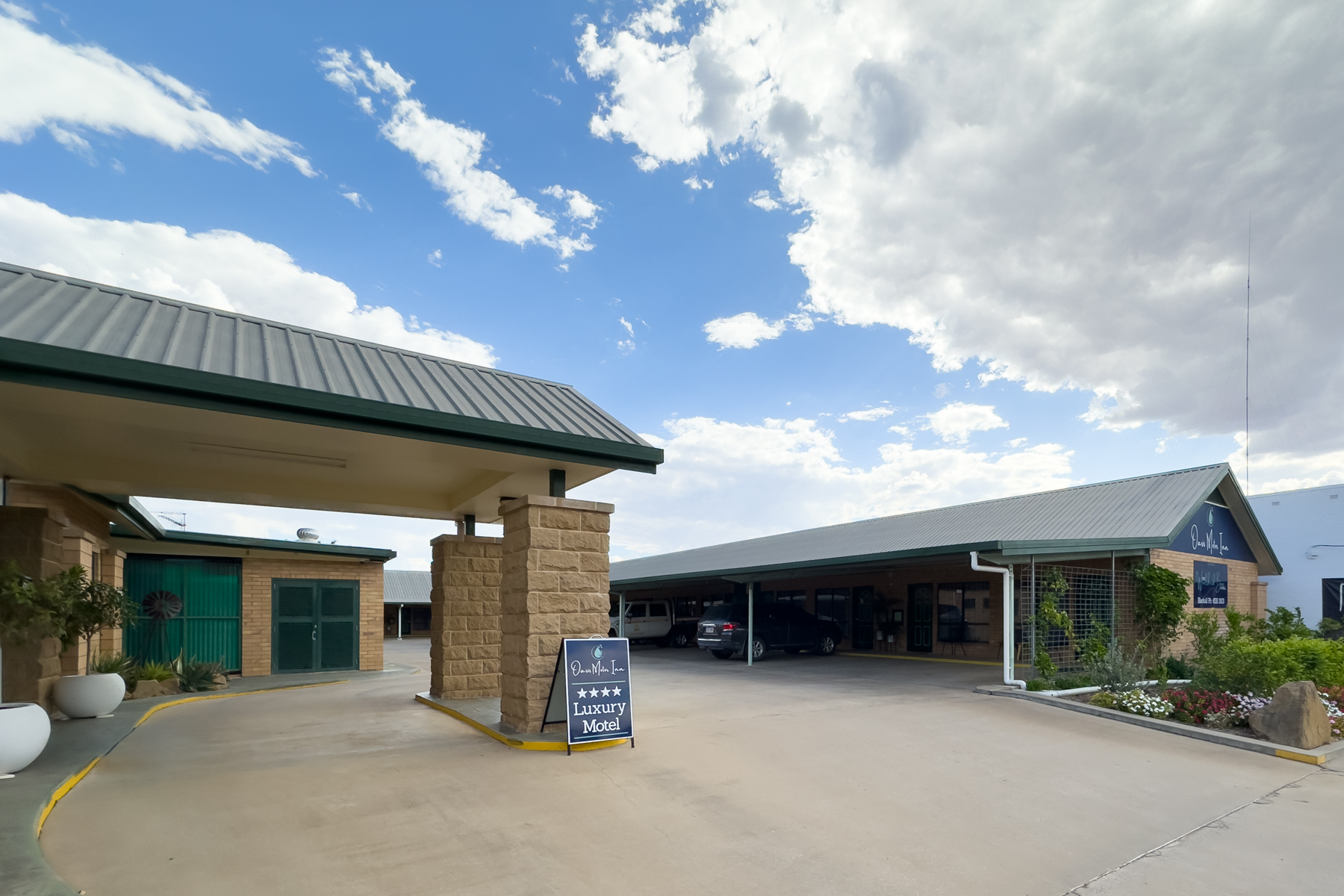 Our accommodation in Blackall.