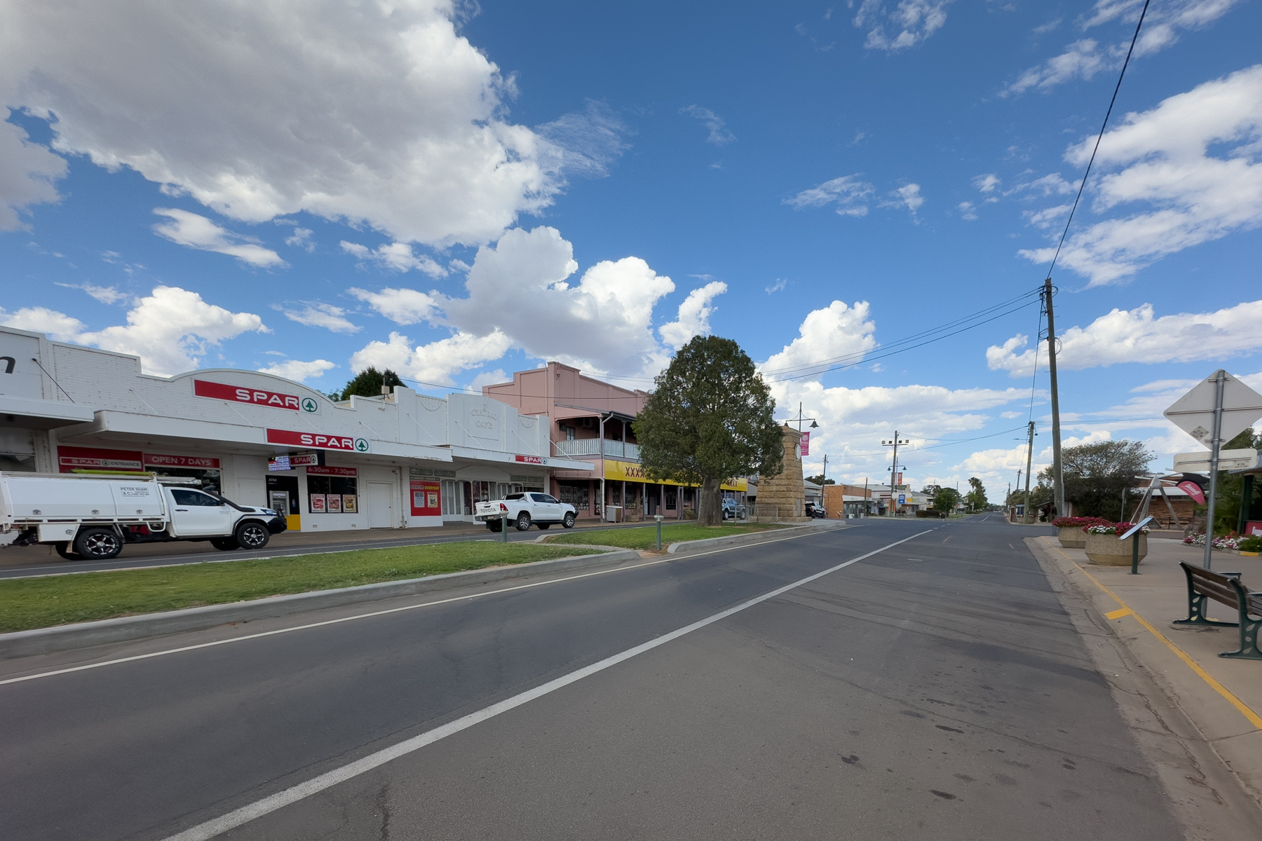 The main street in Blackall.